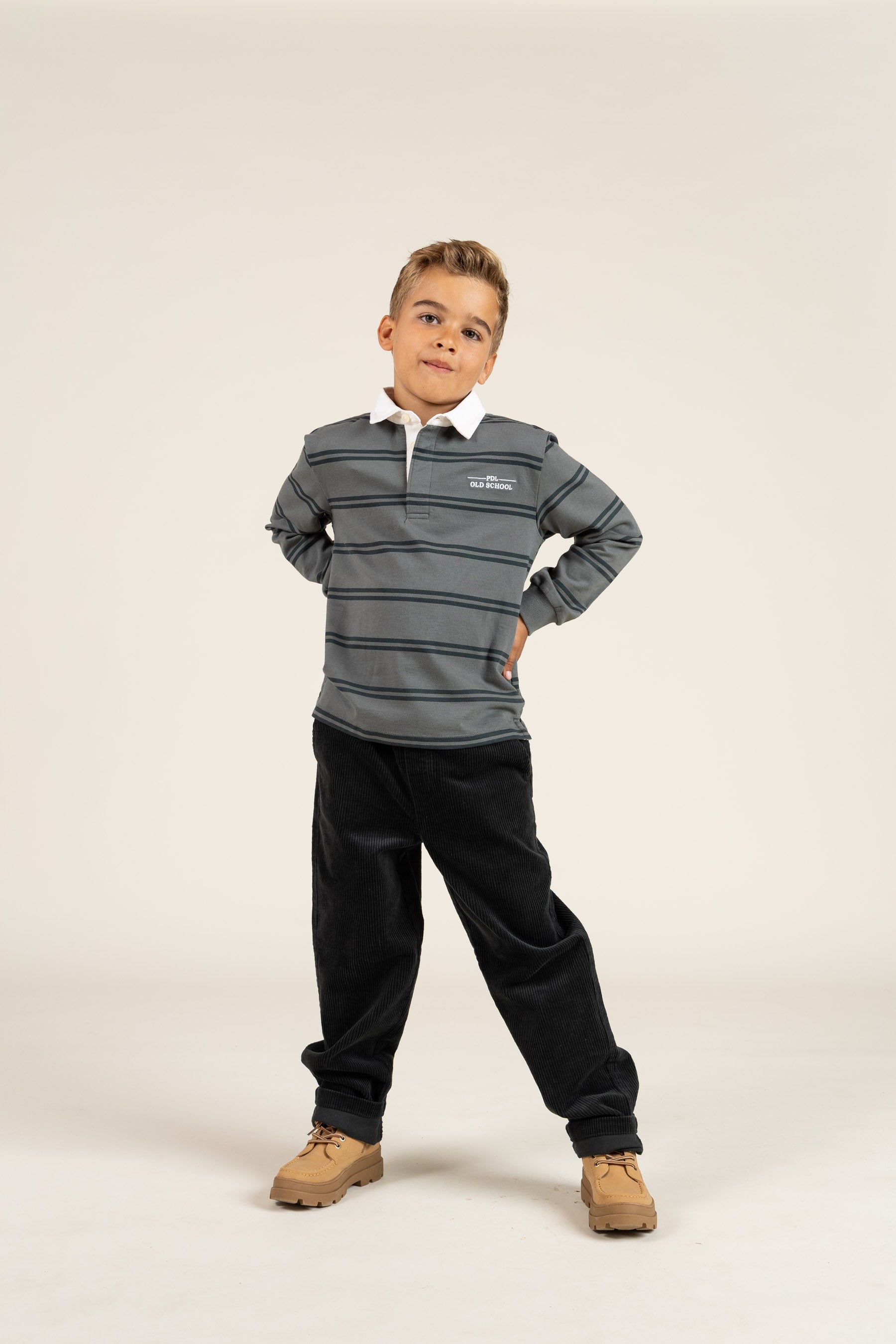 Polo sweatshirt - Tween - Green | 100643 Grant