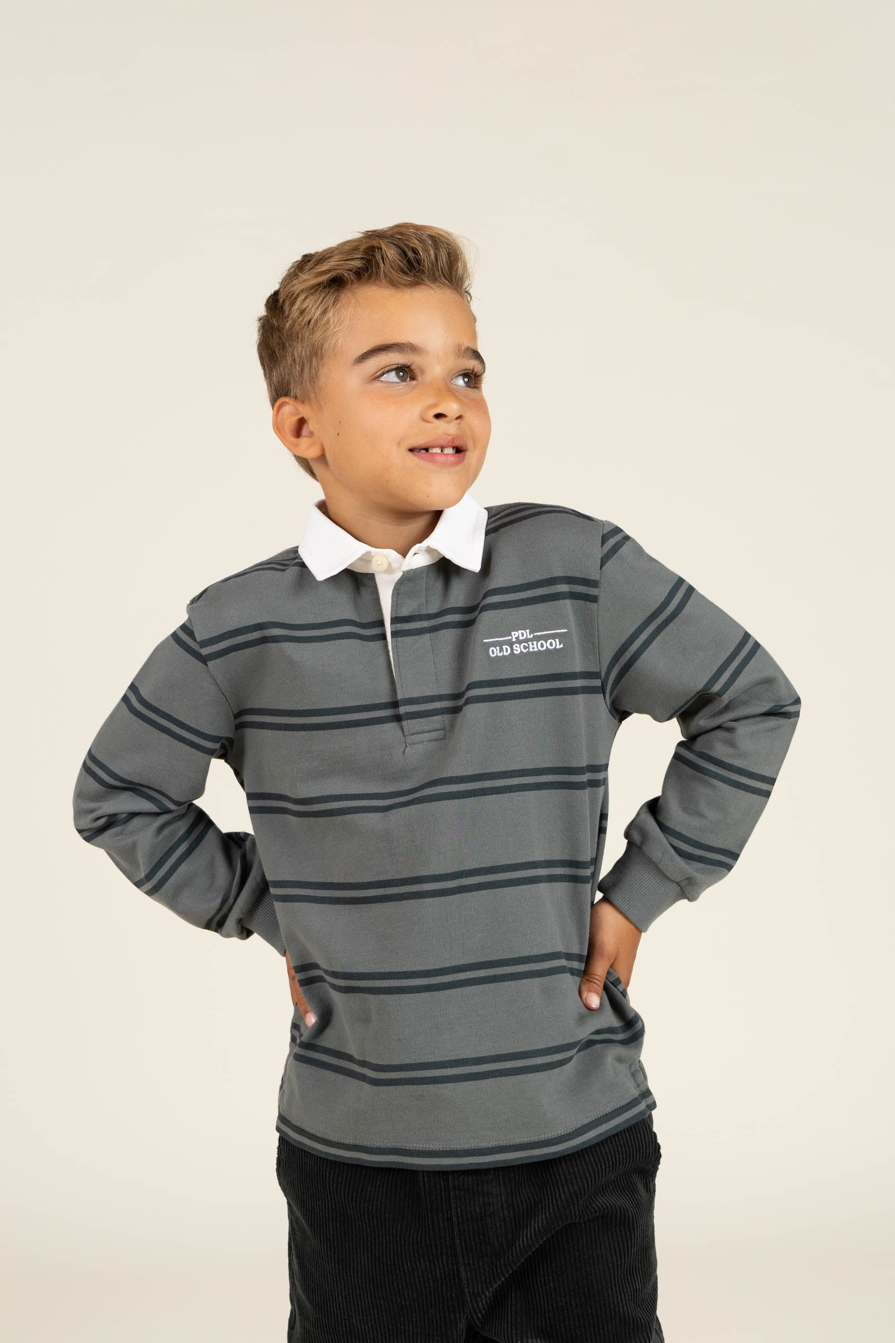 Polo sweatshirt - Tween - Green | 100643 Grant