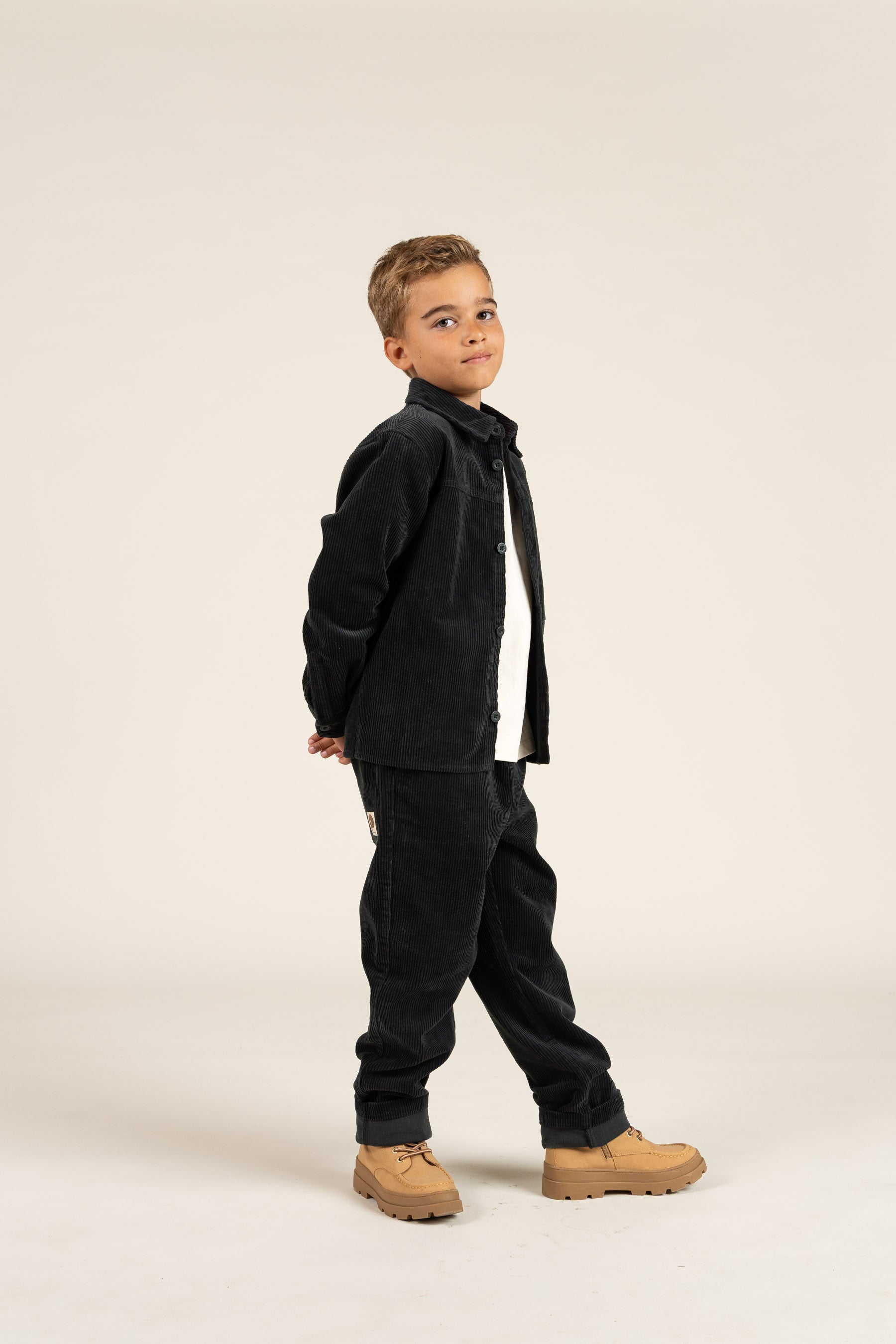 Overshirt i Fløjl - Tween - Forest Green | 100597 Jace