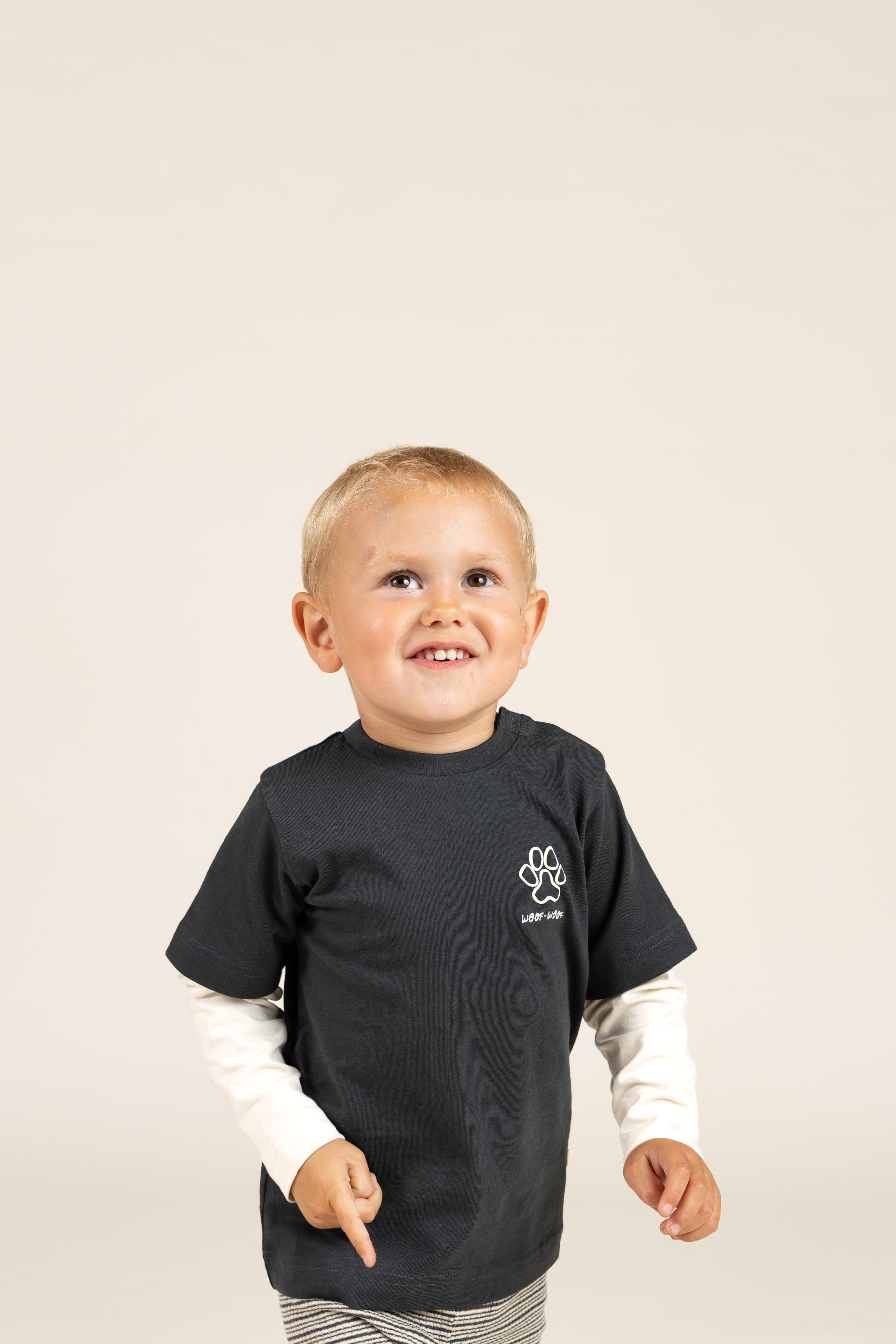 Boxy T-shirt med dobbeltærmer - Kids - Forest Green | 100840 Alex
