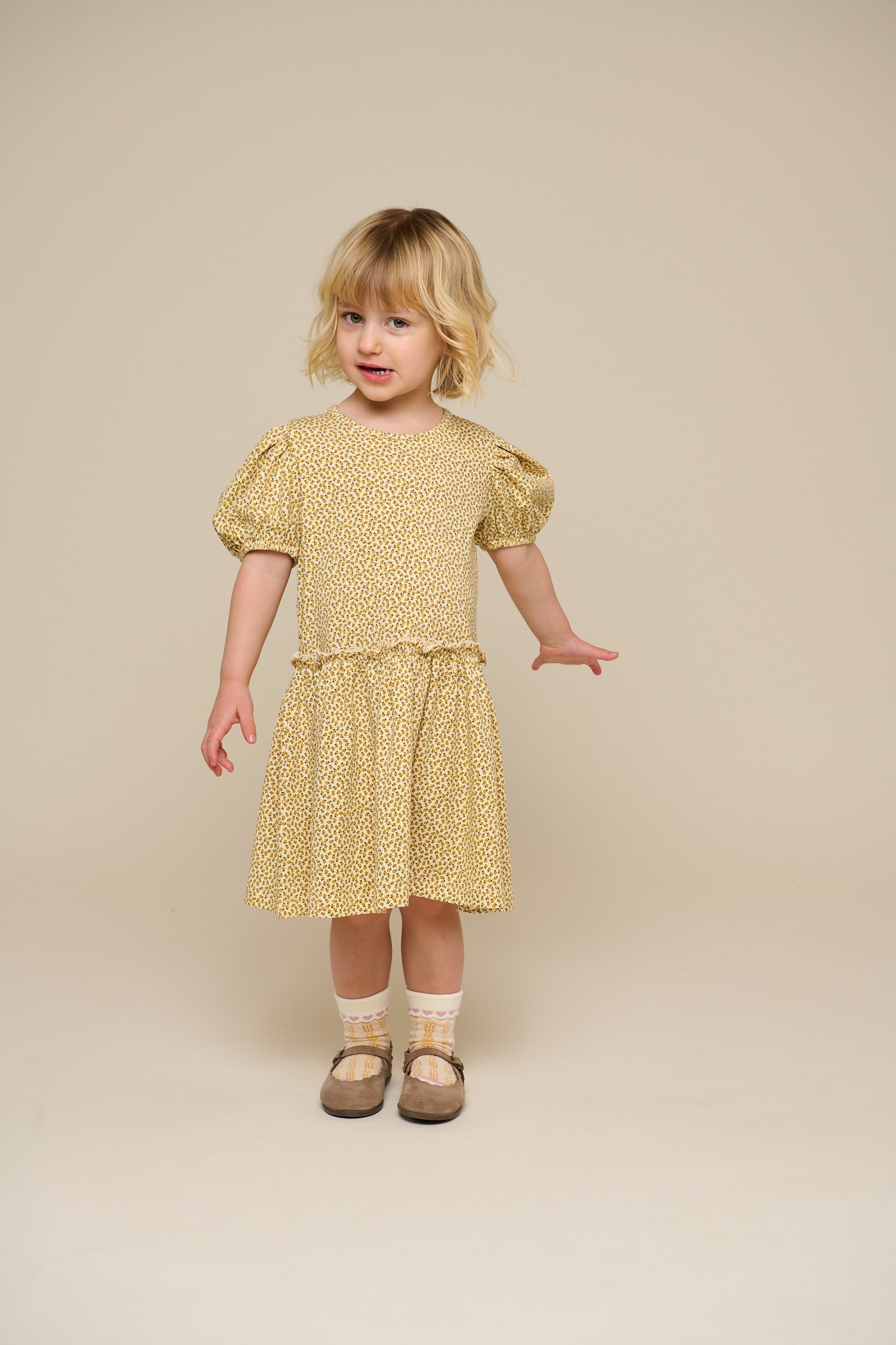 Jerseykjole - Kids - Yellow | 101223 Lea