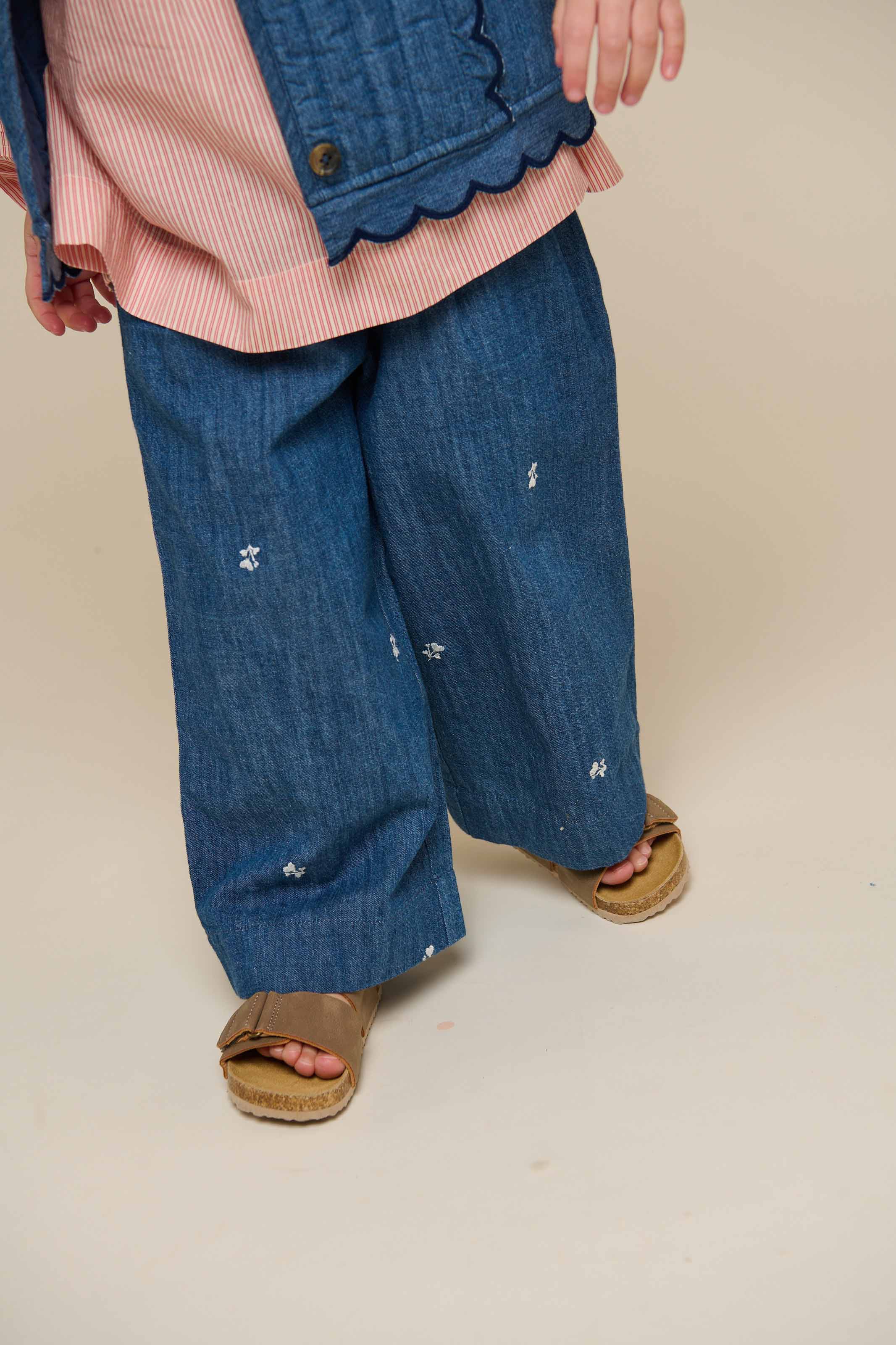 Quiltet denimvest - Kids - Blue Denim | 101052 Isabella