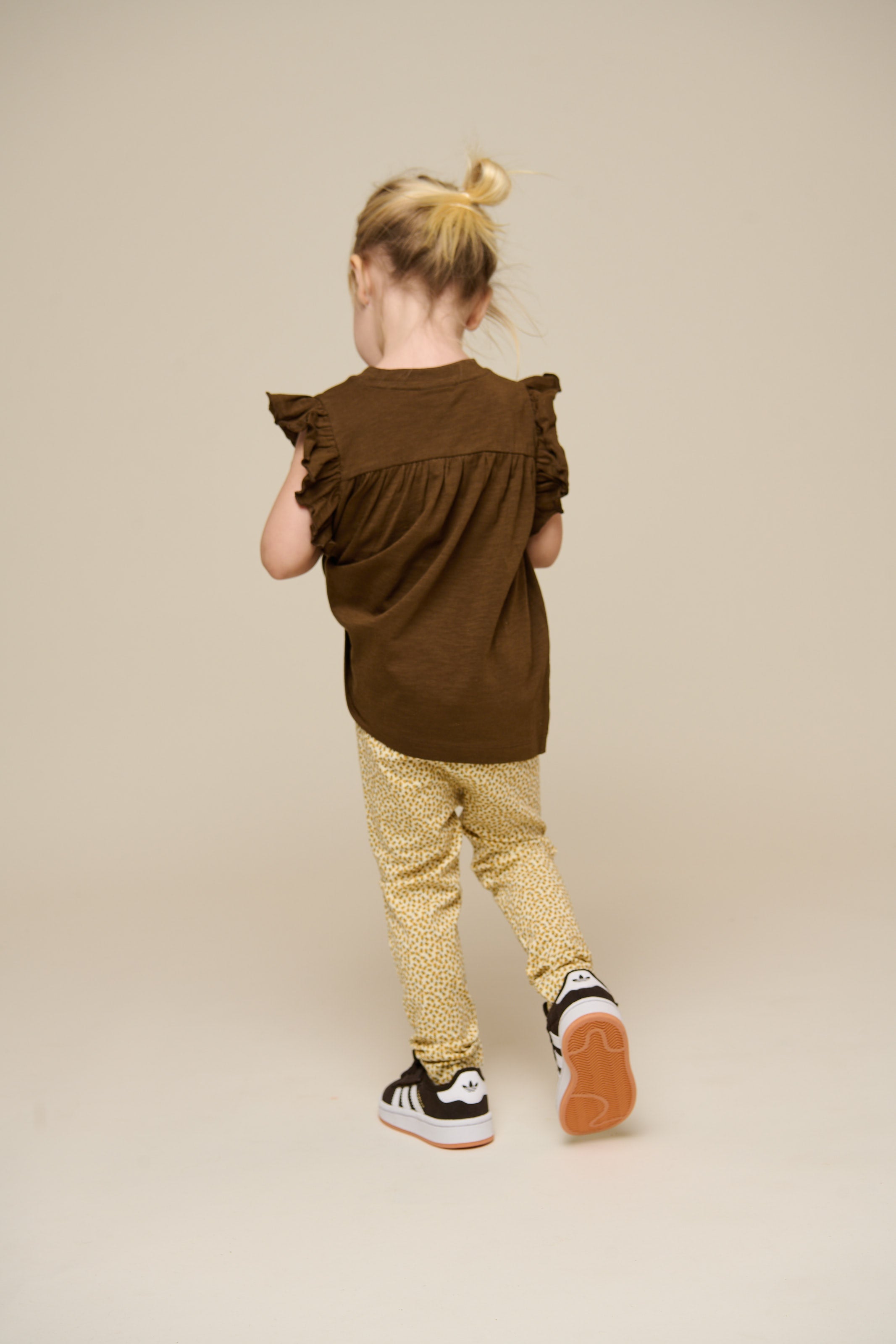 Jerseybluse - Kids - Dark Brown | 101332 Lucia