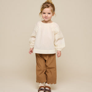 Langærmet bluse - Kids - Offwhite | 100988 Willa