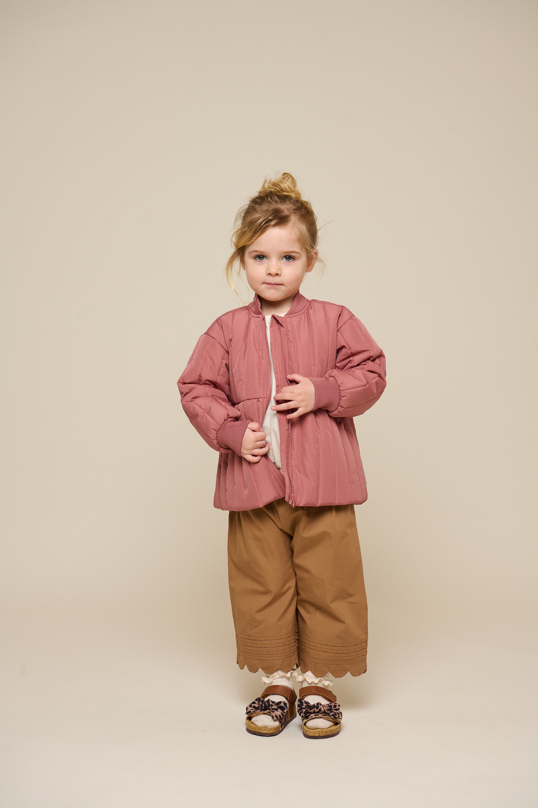 Poplinbukser med muslingekant - Kids - Coconut | 101048 Joy