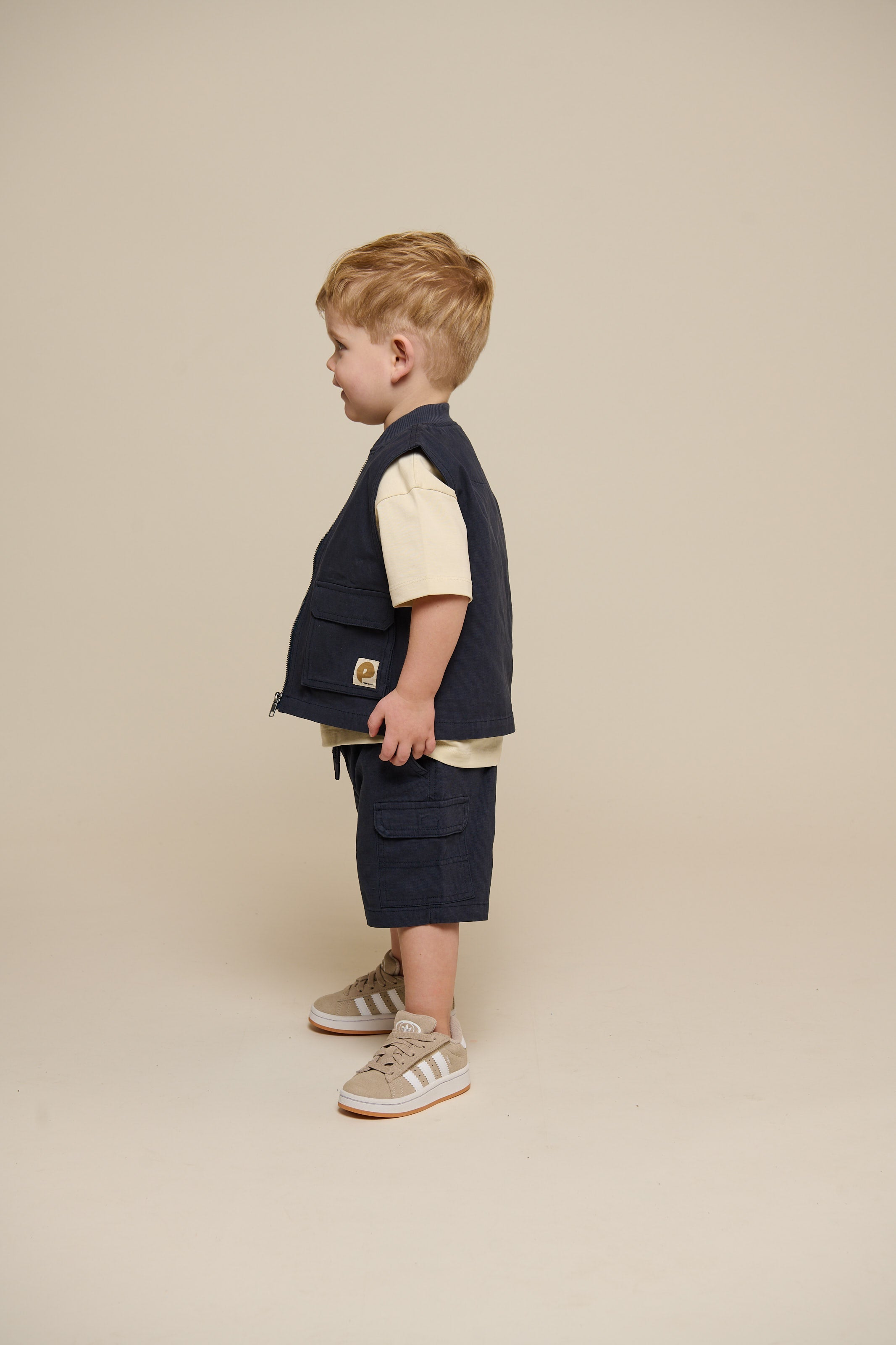 Canvas cargo-vest - Kids - Navy | 101130 Isack