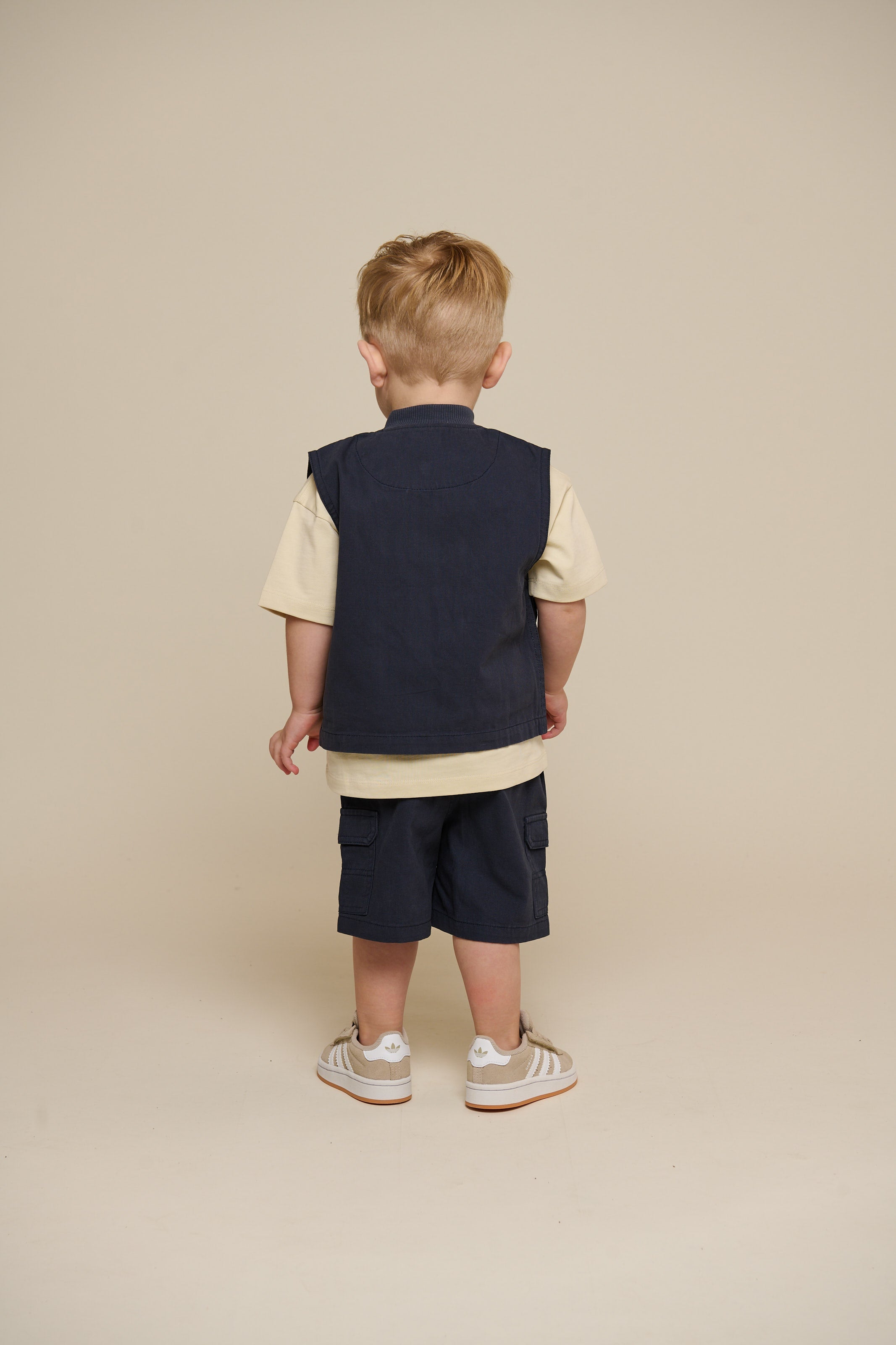 Canvas cargo-shorts - Kids - Navy | 101122 Isack