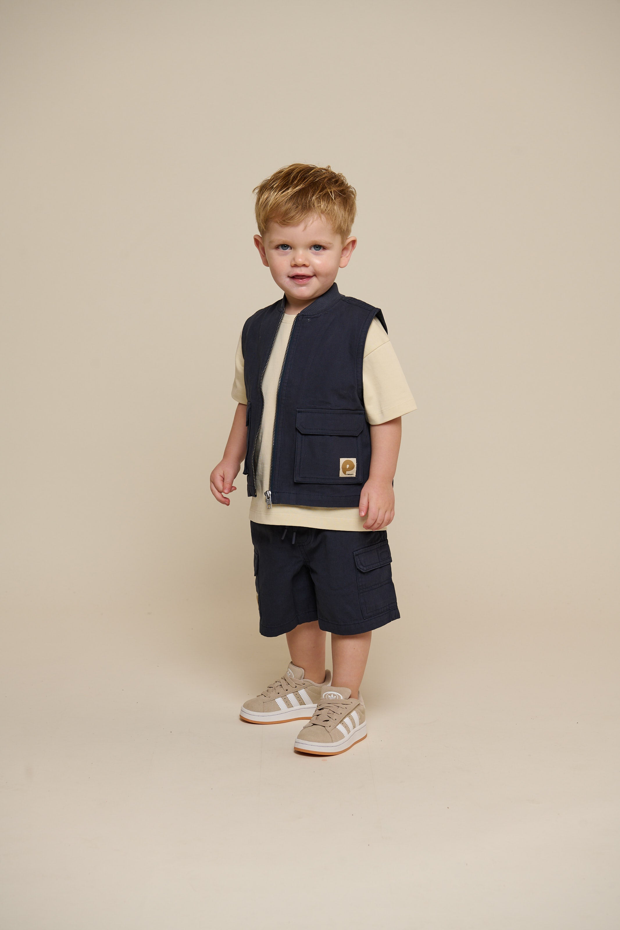 Canvas cargo-shorts - Kids - Navy | 101122 Isack