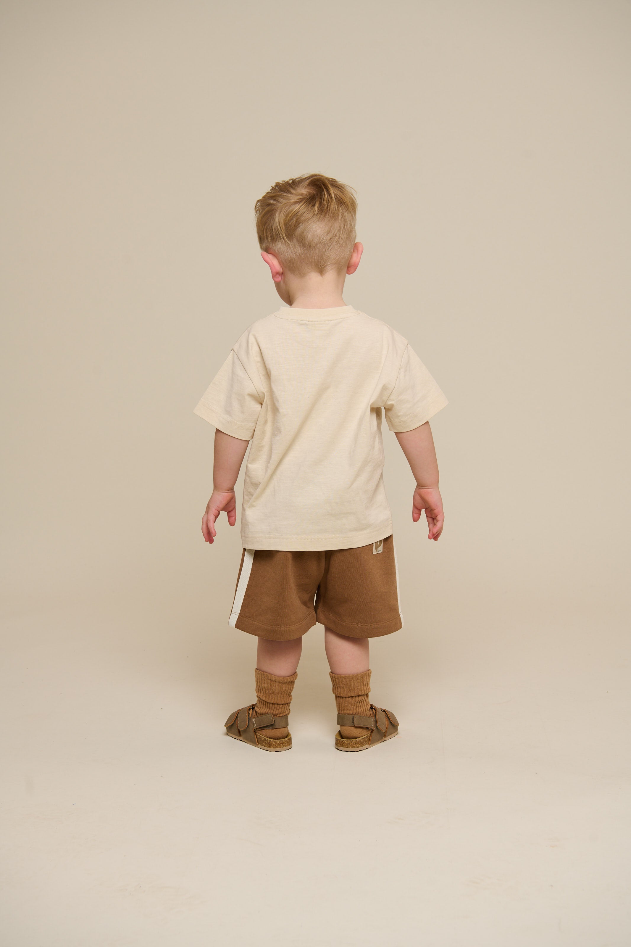 Sweatshorts med kontrast bånd - Kids - Coconut | 101263 Carter