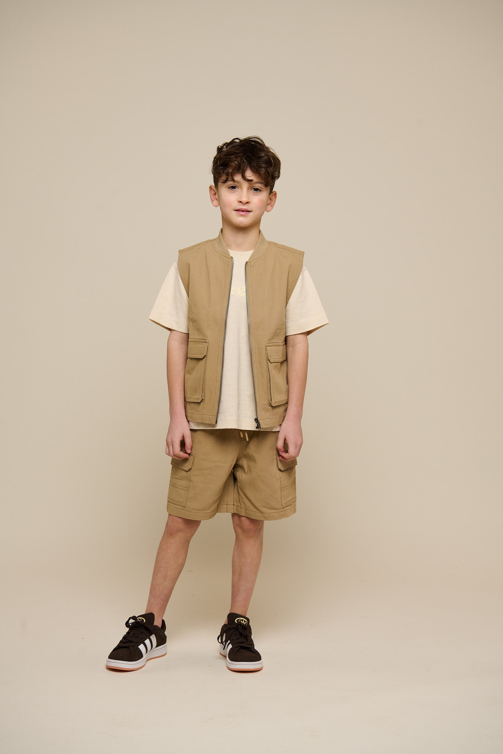 Canvas cargo-vest - Tween - Khaki | 101129 Isack