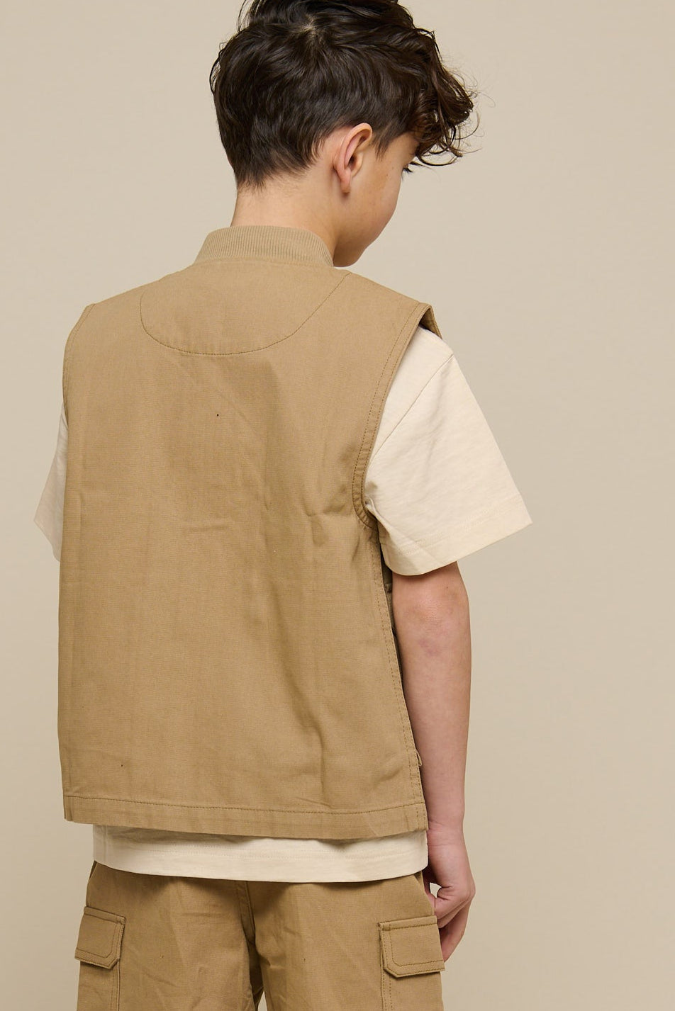 Canvas cargo-vest - Tween - Khaki | 101129 Isack