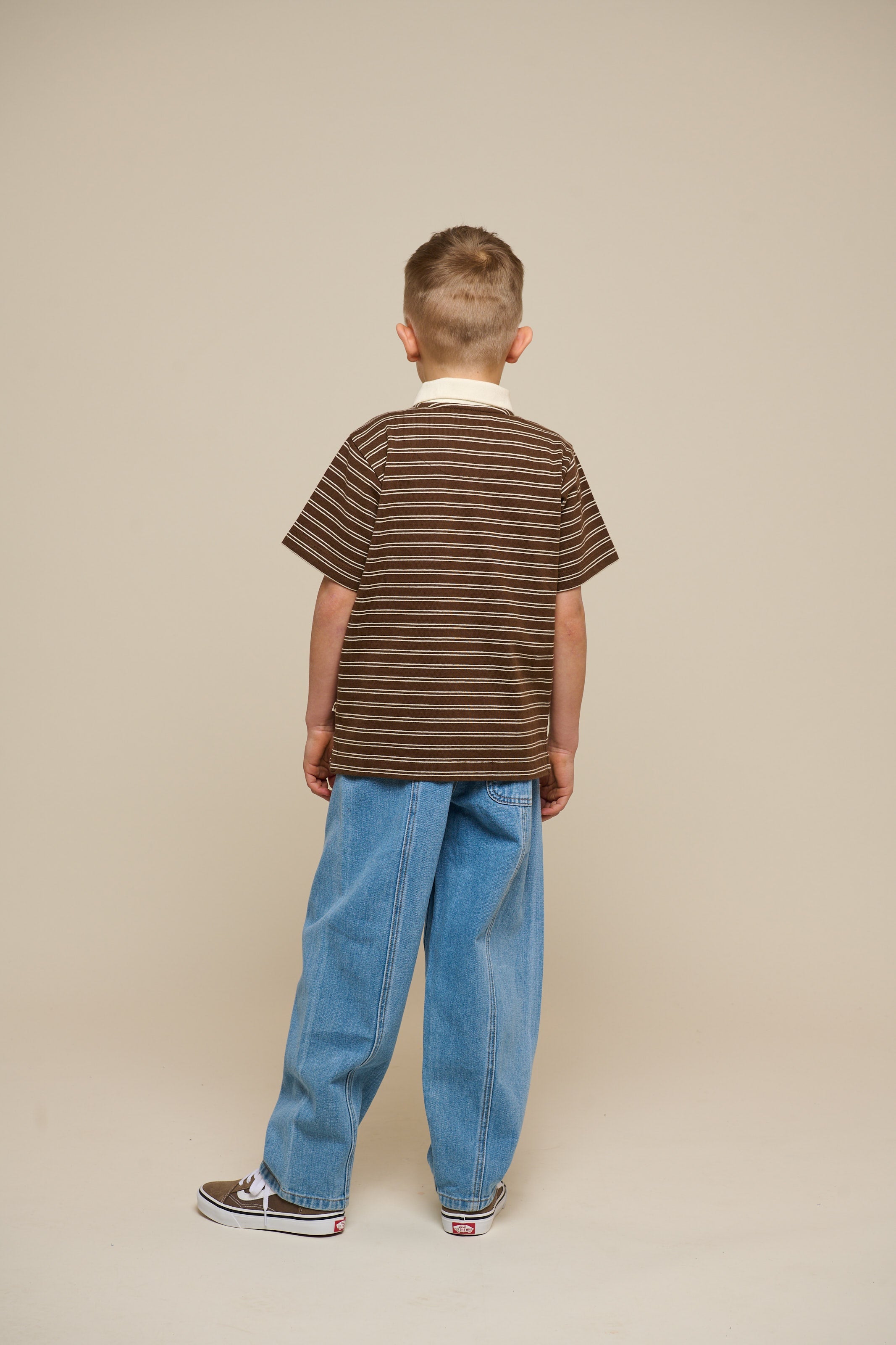 Stribet jersey poloshirt - Tween - Dark Brown | 101174 Otto