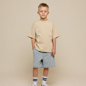 T-shirt med lomme - Tween - Light Sand | 101147 Jasper