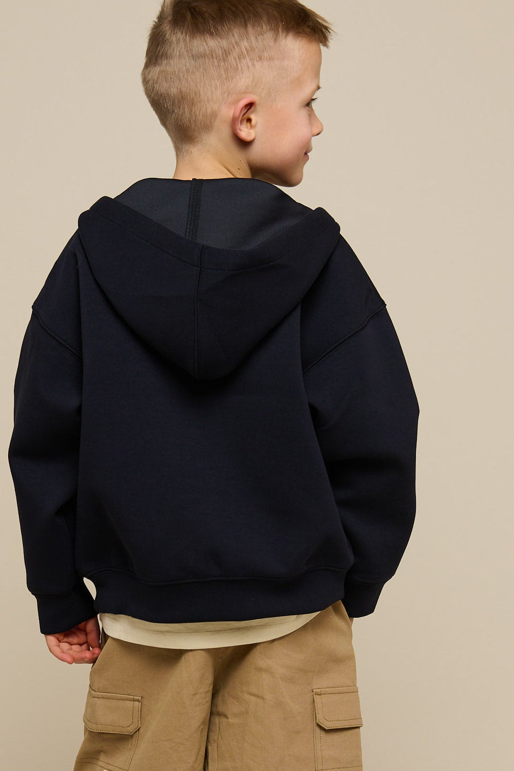 Scuba Hættetrøje med lynlås - Tween - Dark Navy | 100640 Liam