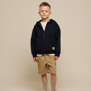 Scuba Hættetrøje med lynlås - Tween - Dark Navy | 100640 Liam