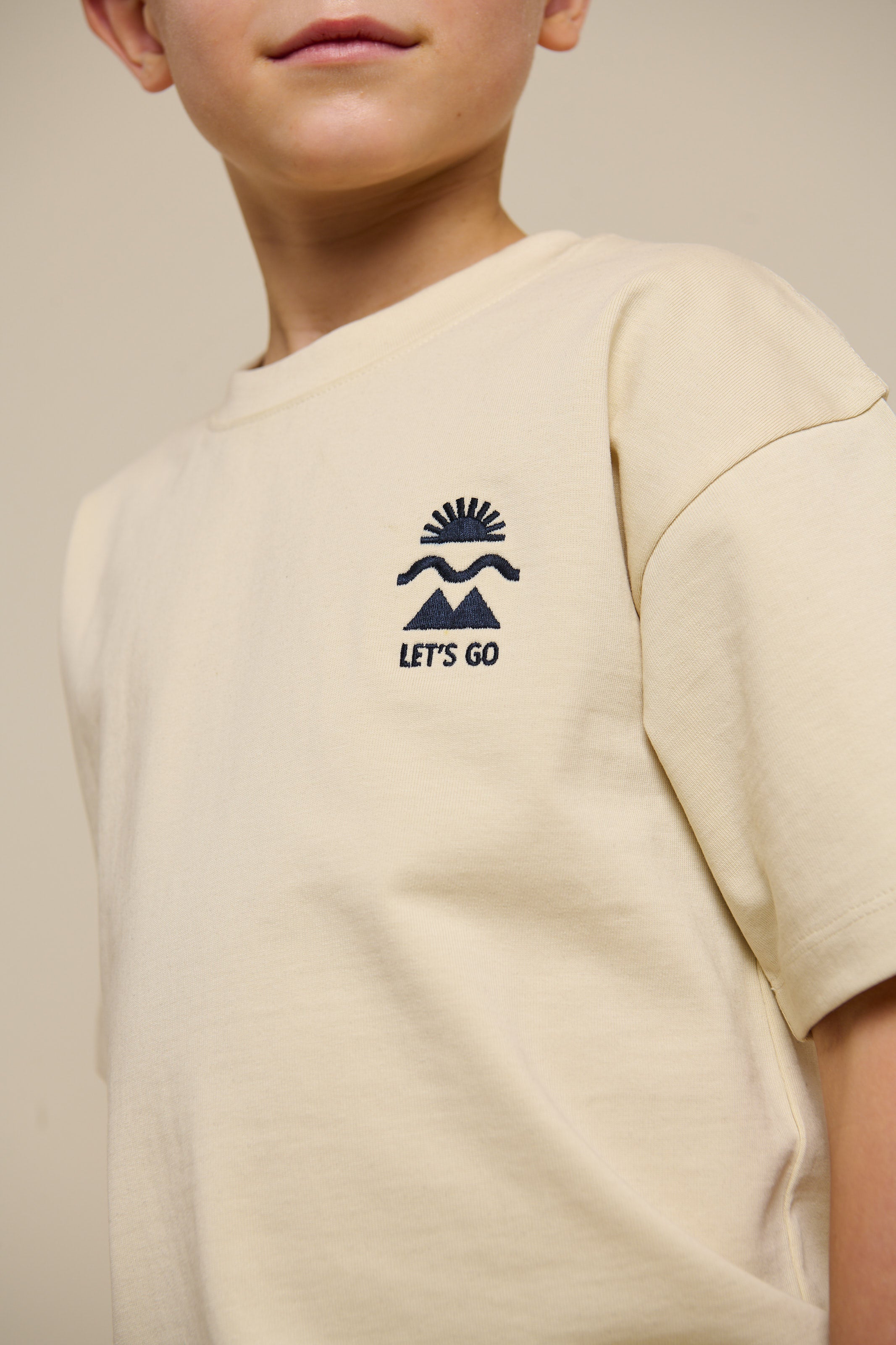 T-shirt i Heavy Jersey - Tween - Offwhite | 101335 Jesse