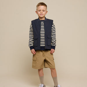 Canvas cargo-vest - Tween - Navy | 101131 Isack
