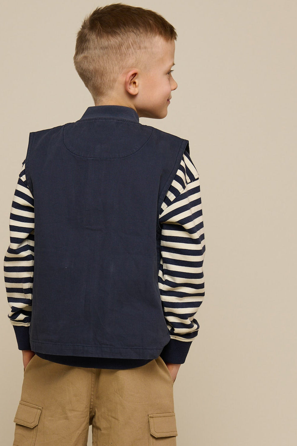 Canvas cargo-vest - Tween - Navy | 101131 Isack