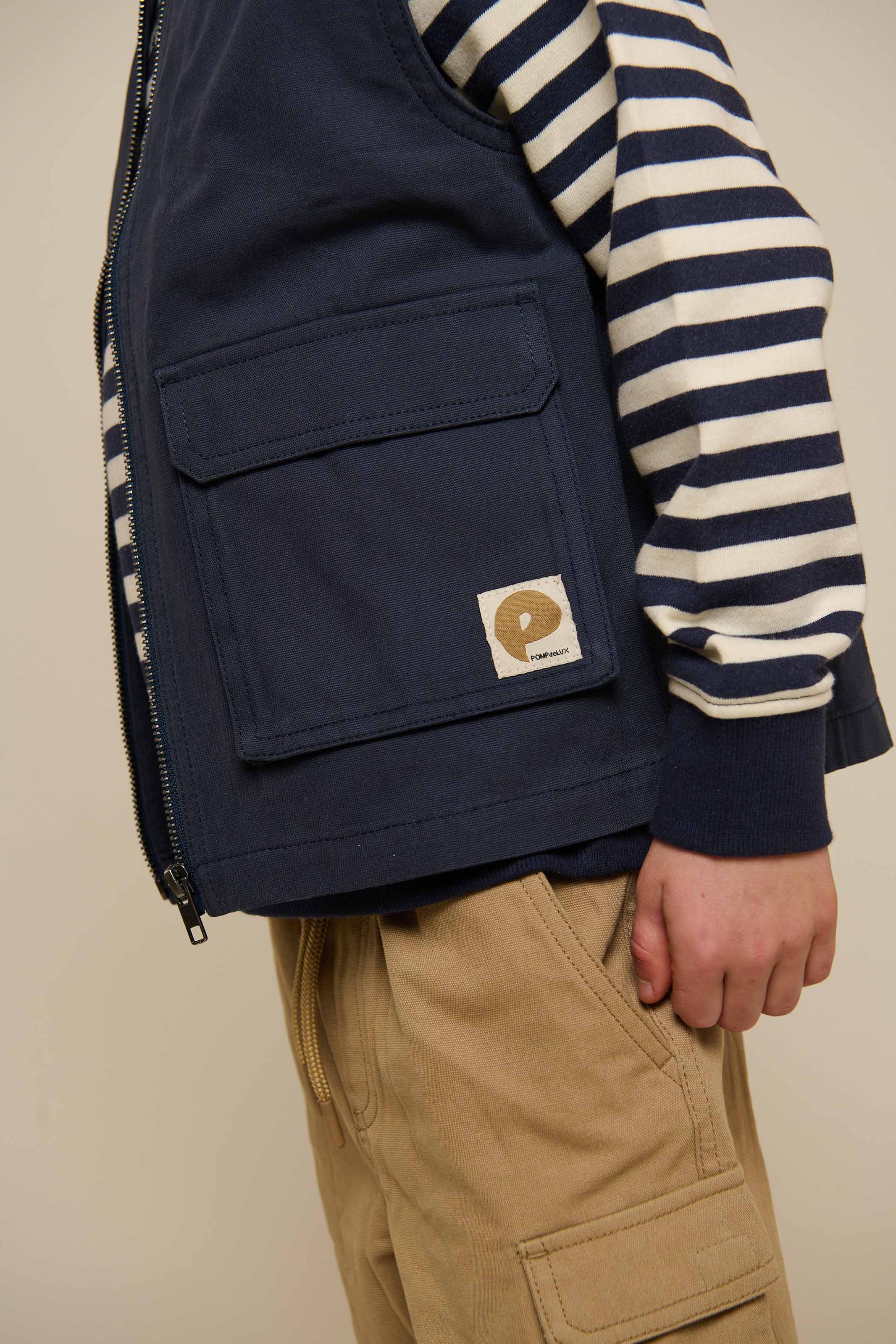 Canvas cargo-vest - Tween - Navy | 101131 Isack