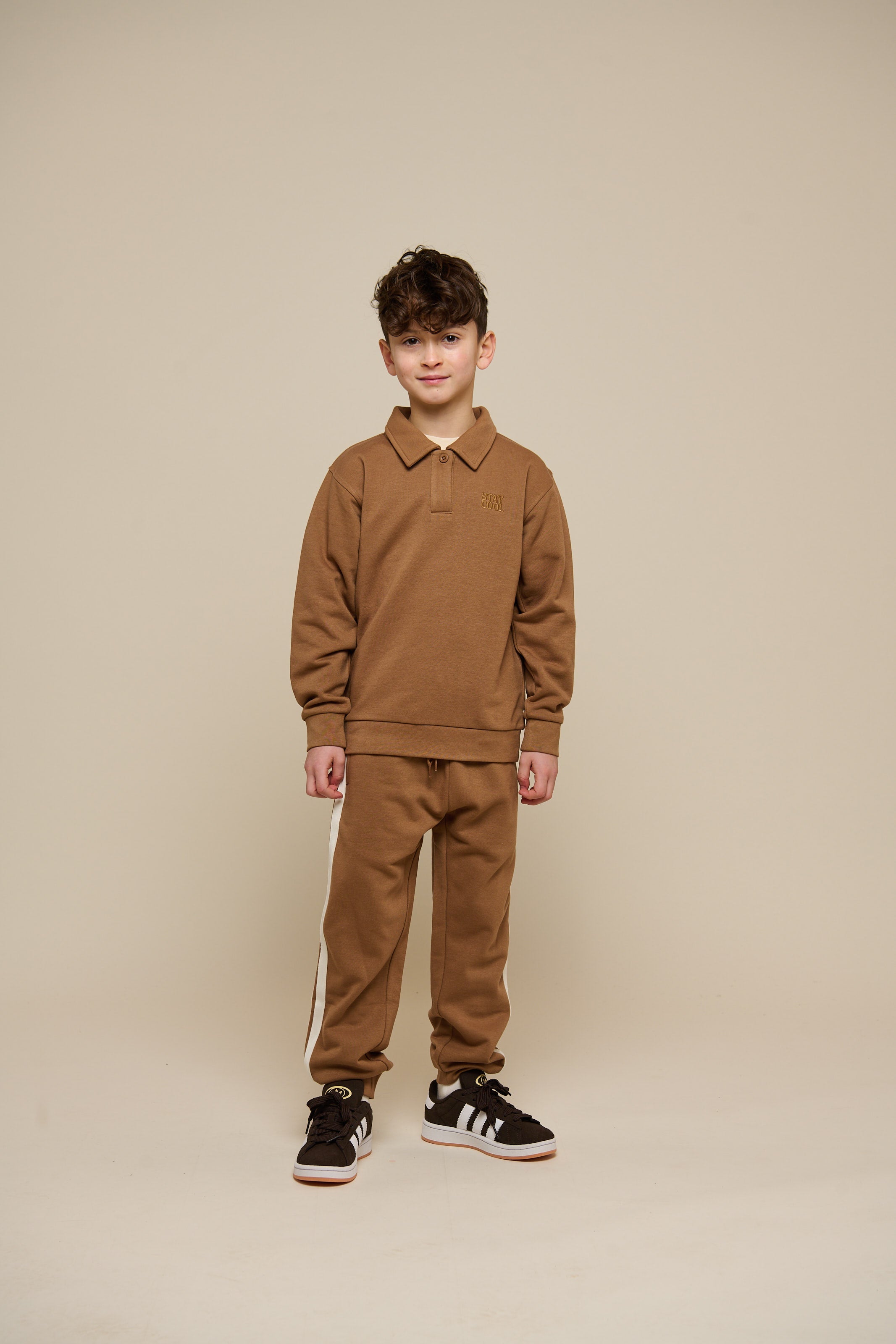 Sweatpants med kontrast bånd - Tween - Coconut | 101260 Carter
