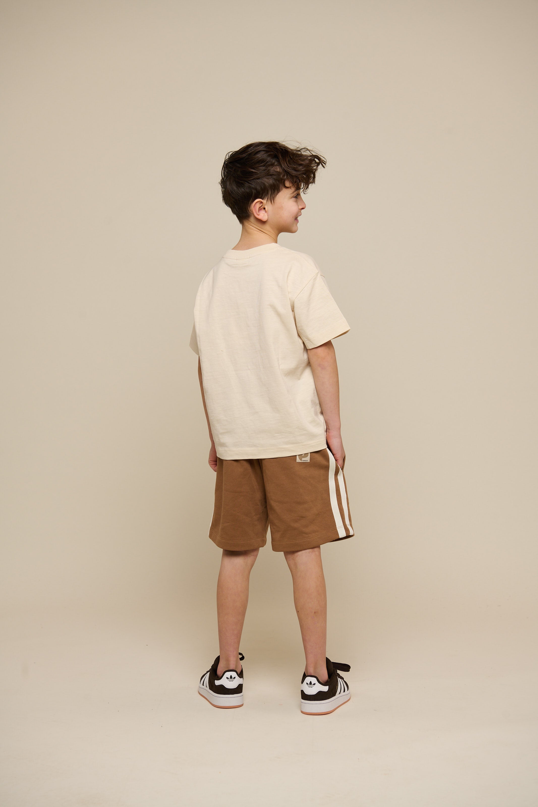 Sweatshorts med kontrast bånd - Tween - Coconut | 101264 Carter
