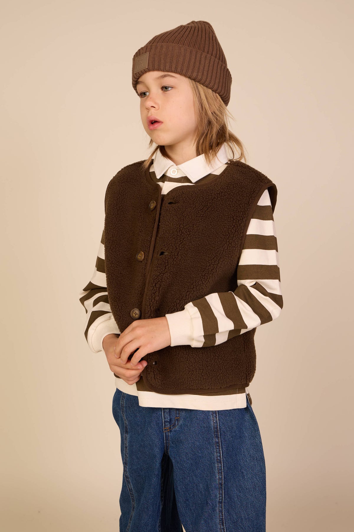 Teddyvest Tween - Dark Brown | 101686 Della