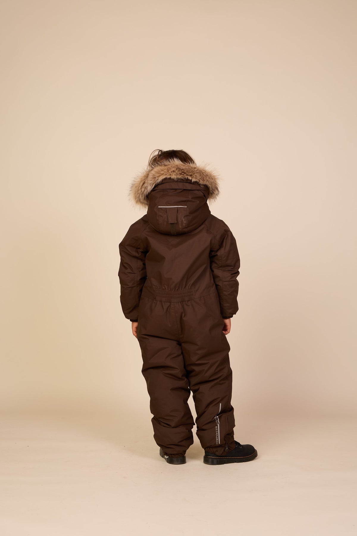 Adventure® Flyverdragt med imiteret pels Kids - Dark Brown | 101424 Sky