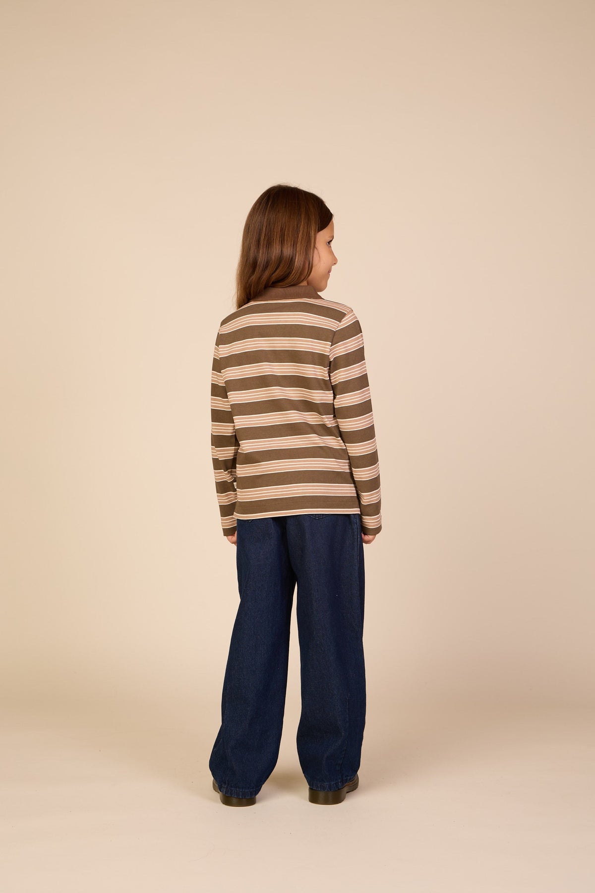 Wide-leg jeans med læg Tween - Dark Blue | 101648 Sadie
