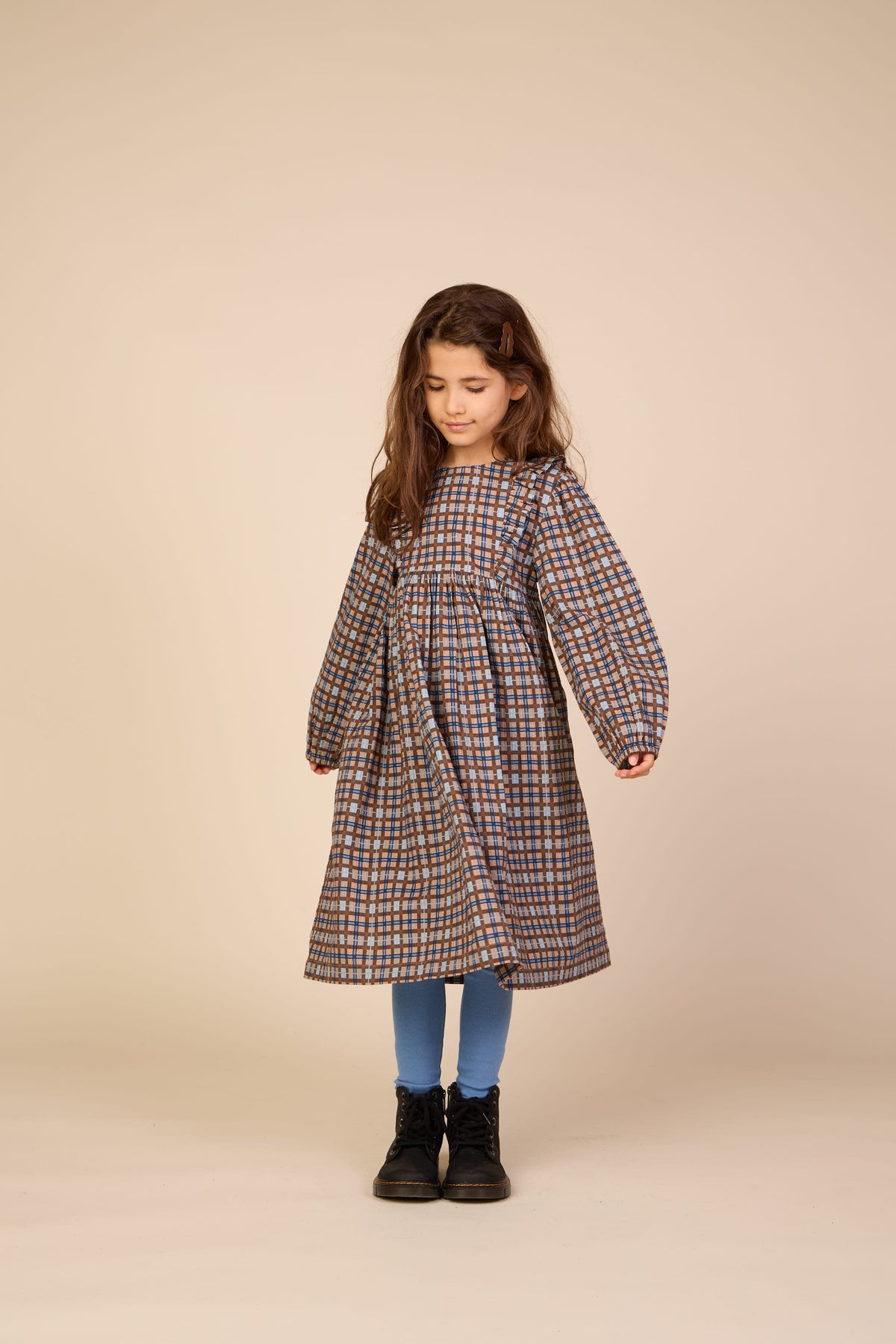 Ternet bomuldskjole Tween - Blue | 101488 Penny
