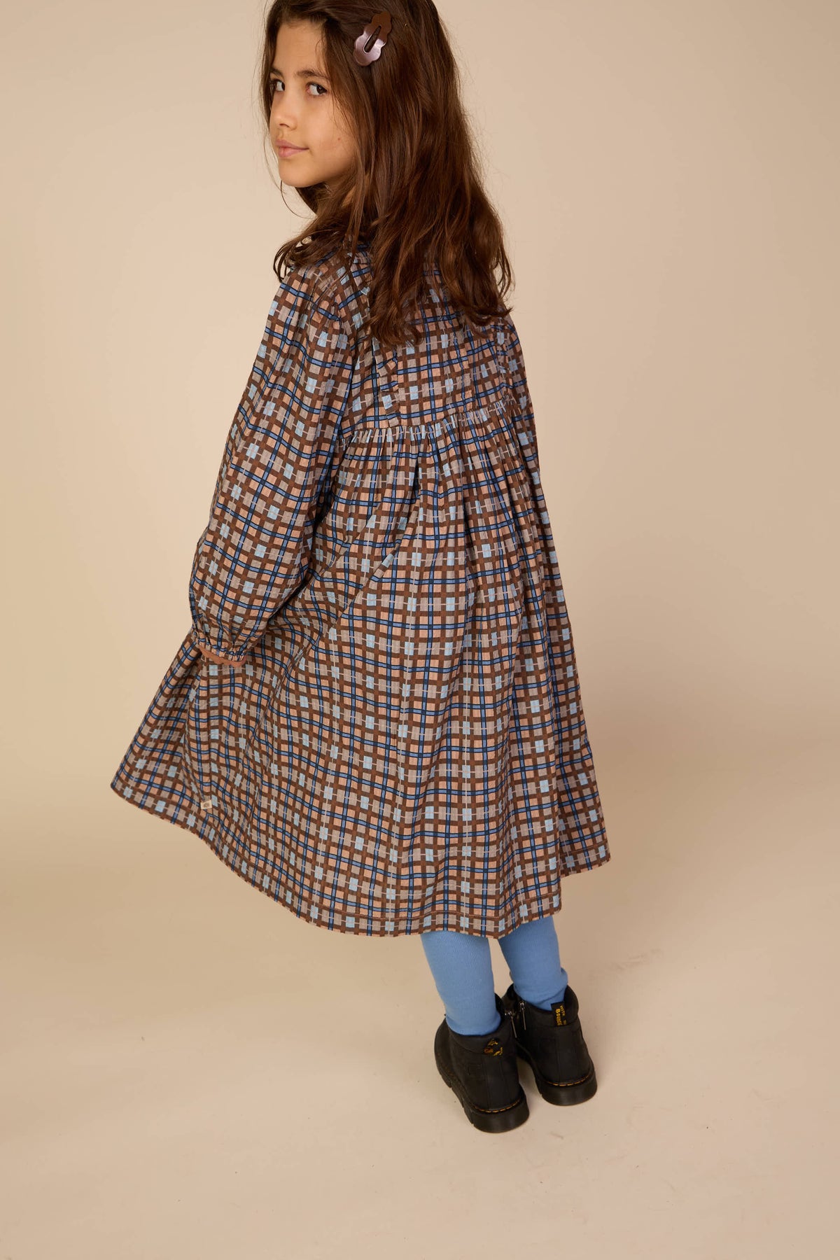 Ribbede leggings i modalblanding Tween - Dusty Blue | 101572 Lottie