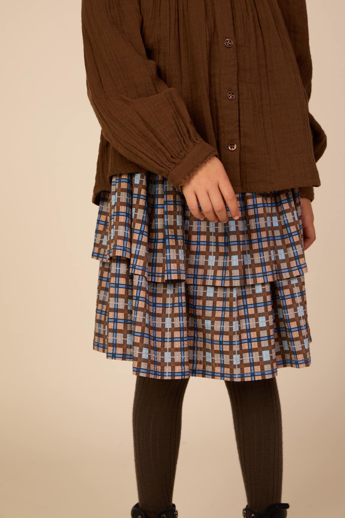 Ternet bomuldsnederdel Tween - Blue | 101500 Penny