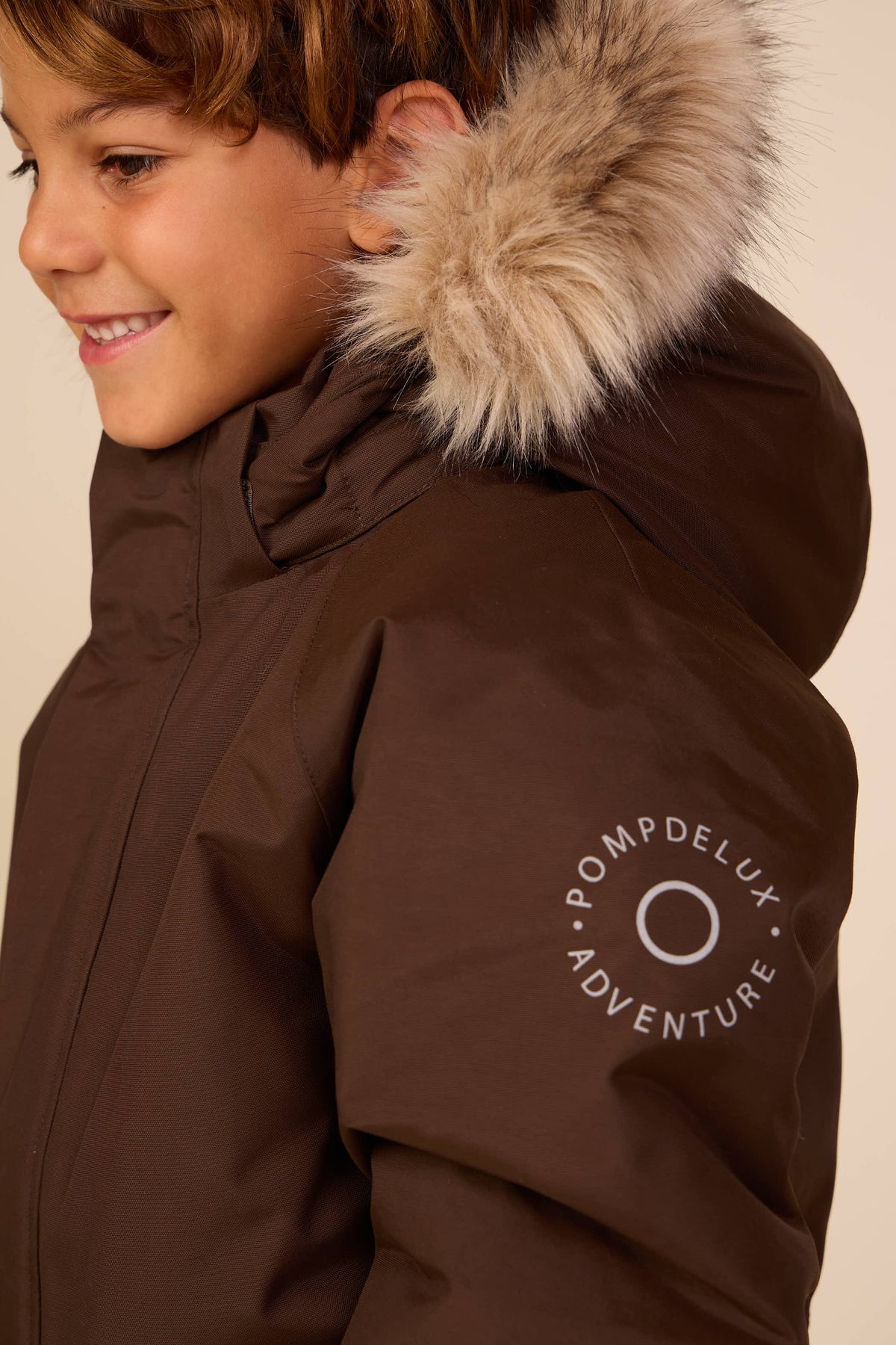 Adventure® Flyverdragt med imiteret pels Kids - Dark Brown | 101424 Sky