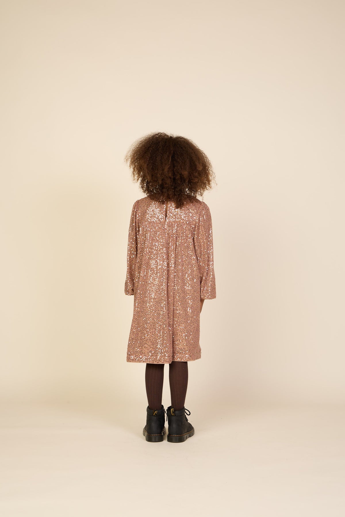 Pailletkjole Tween - Light Brown | 101676 Amber