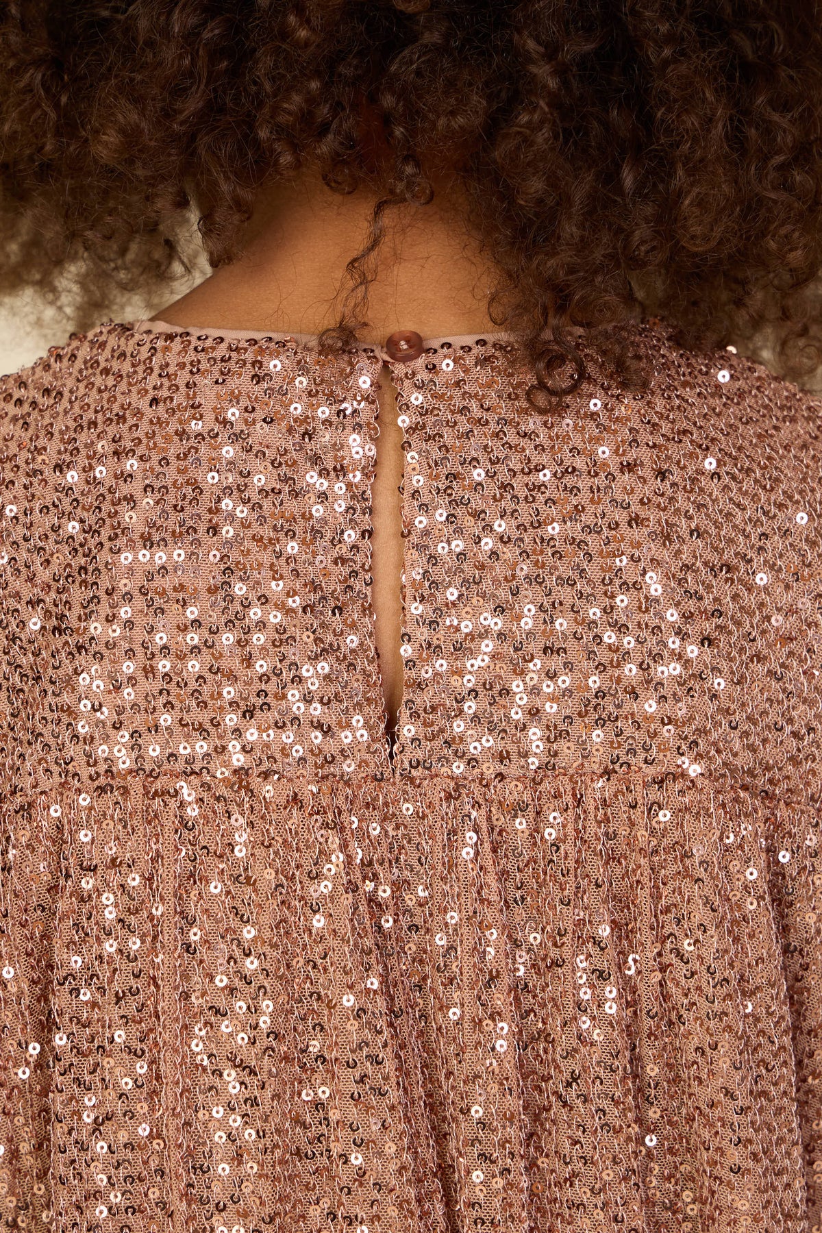 Pailletkjole Tween - Light Brown | 101676 Amber