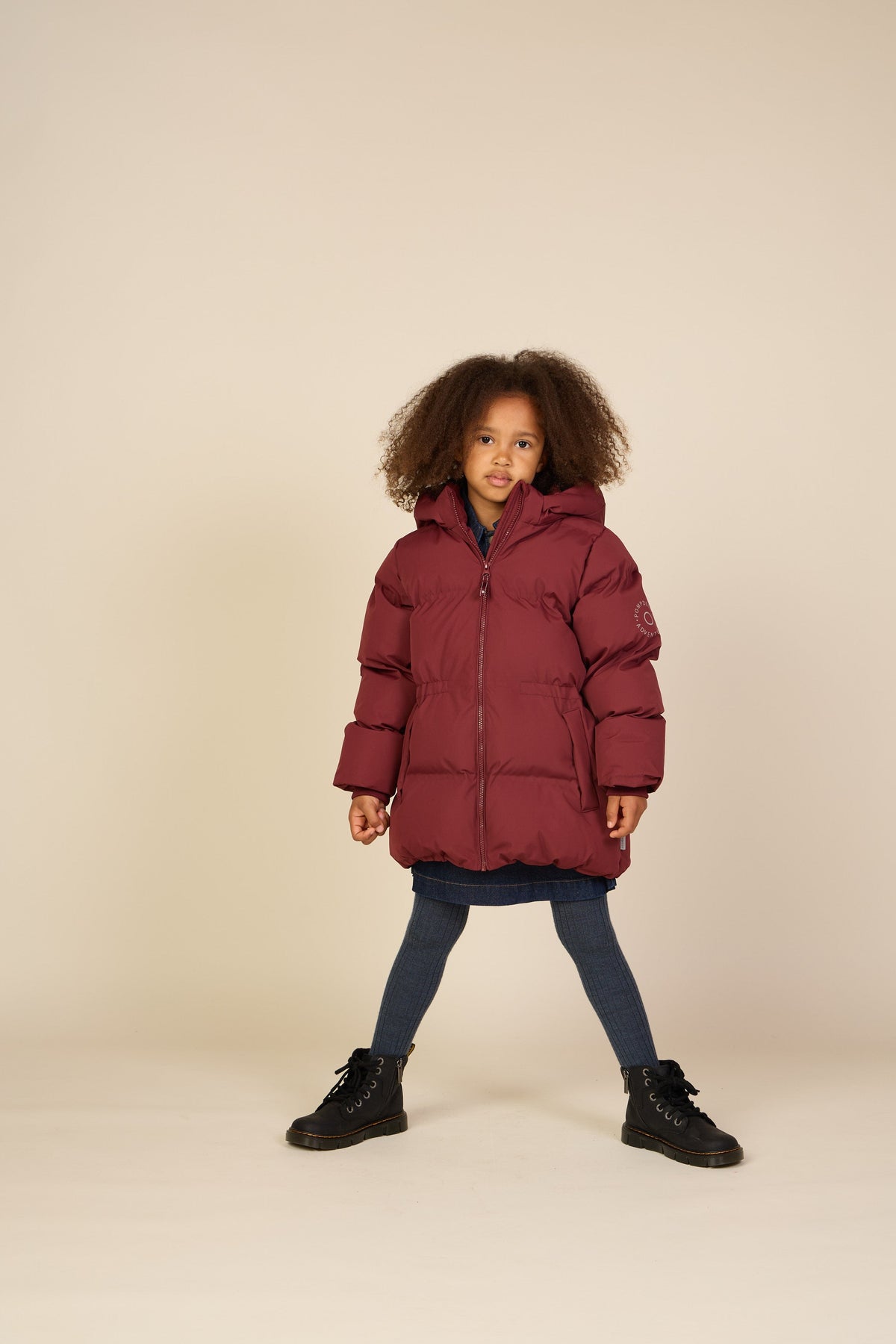 Adventure® Vinterjakke med justerbar talje Tween - Bordeaux | 101416 Elenor