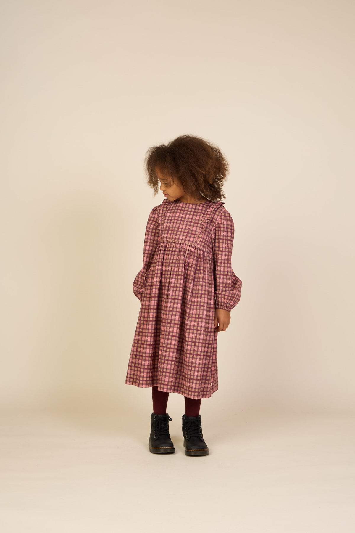 Ternet bomuldskjole Tween - Rose | 101486 Penny