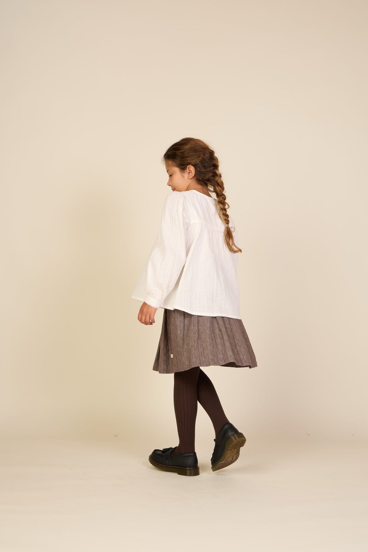 Bluse i musselin Tween - Offwhite | 101462 Celina