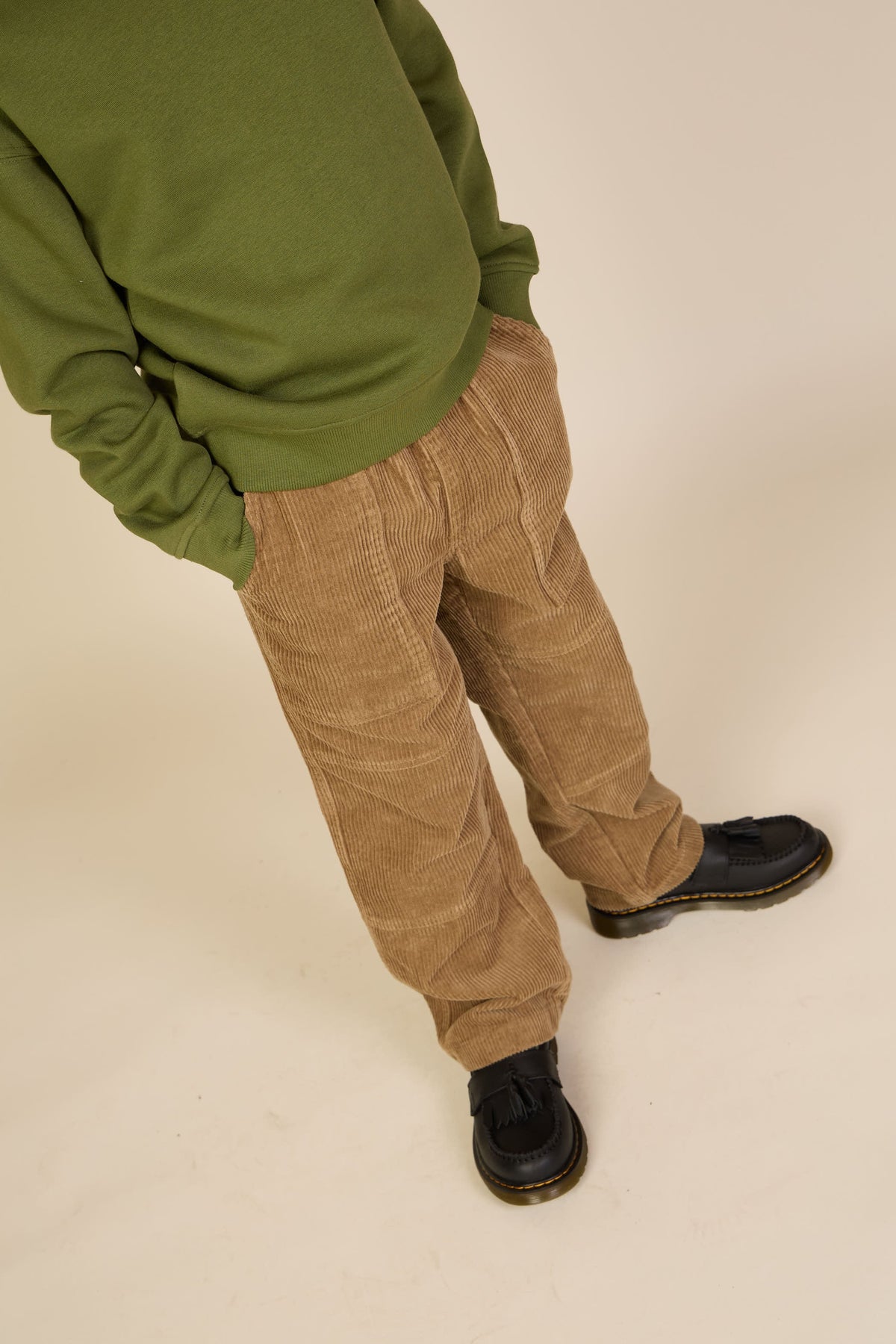 Fløjlsbukser med påsatte lommer Tween - Khaki | 101538 Reed