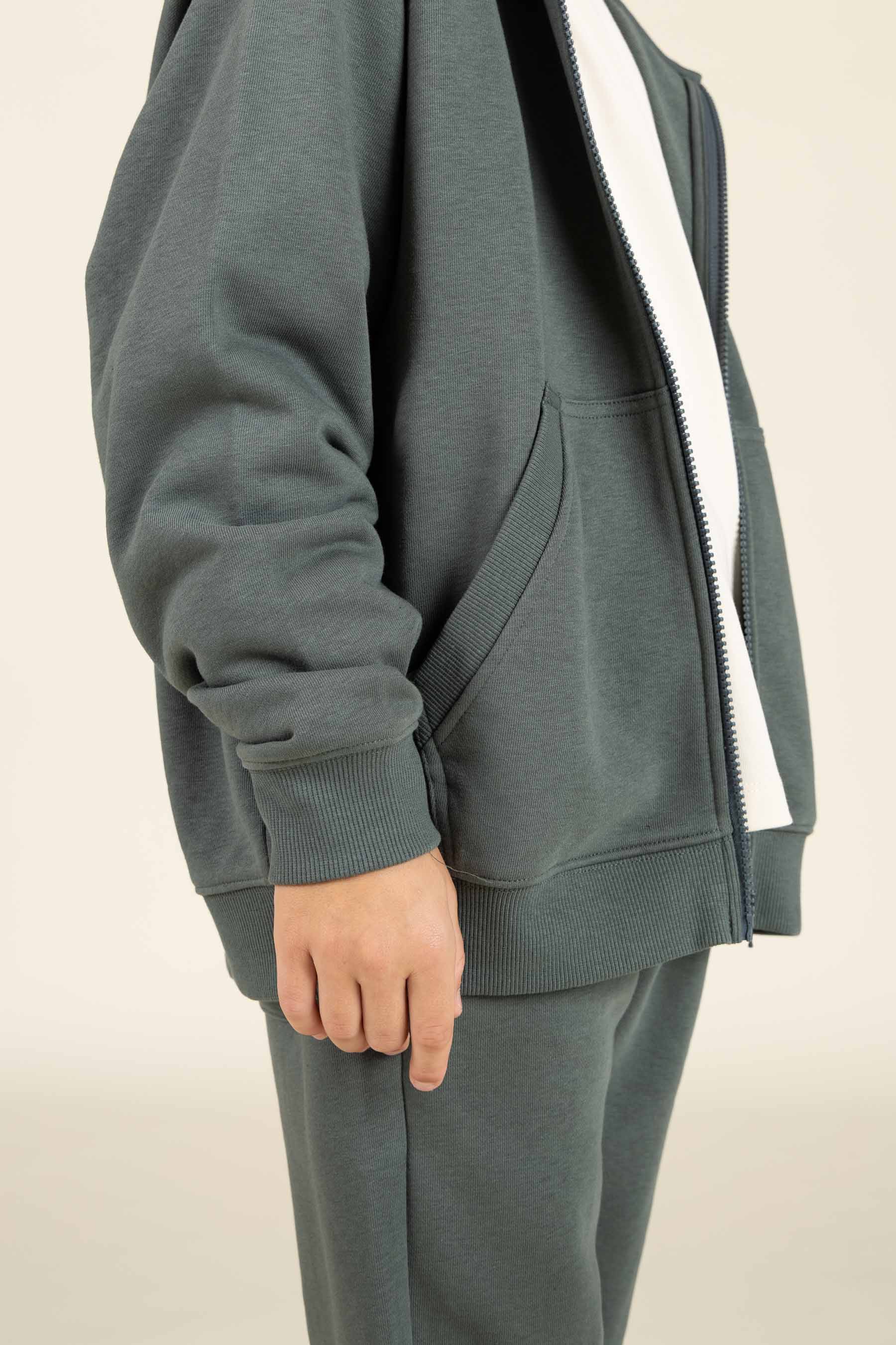 Klassisk Hoodie - Tween - Petrol | 100374 Felix