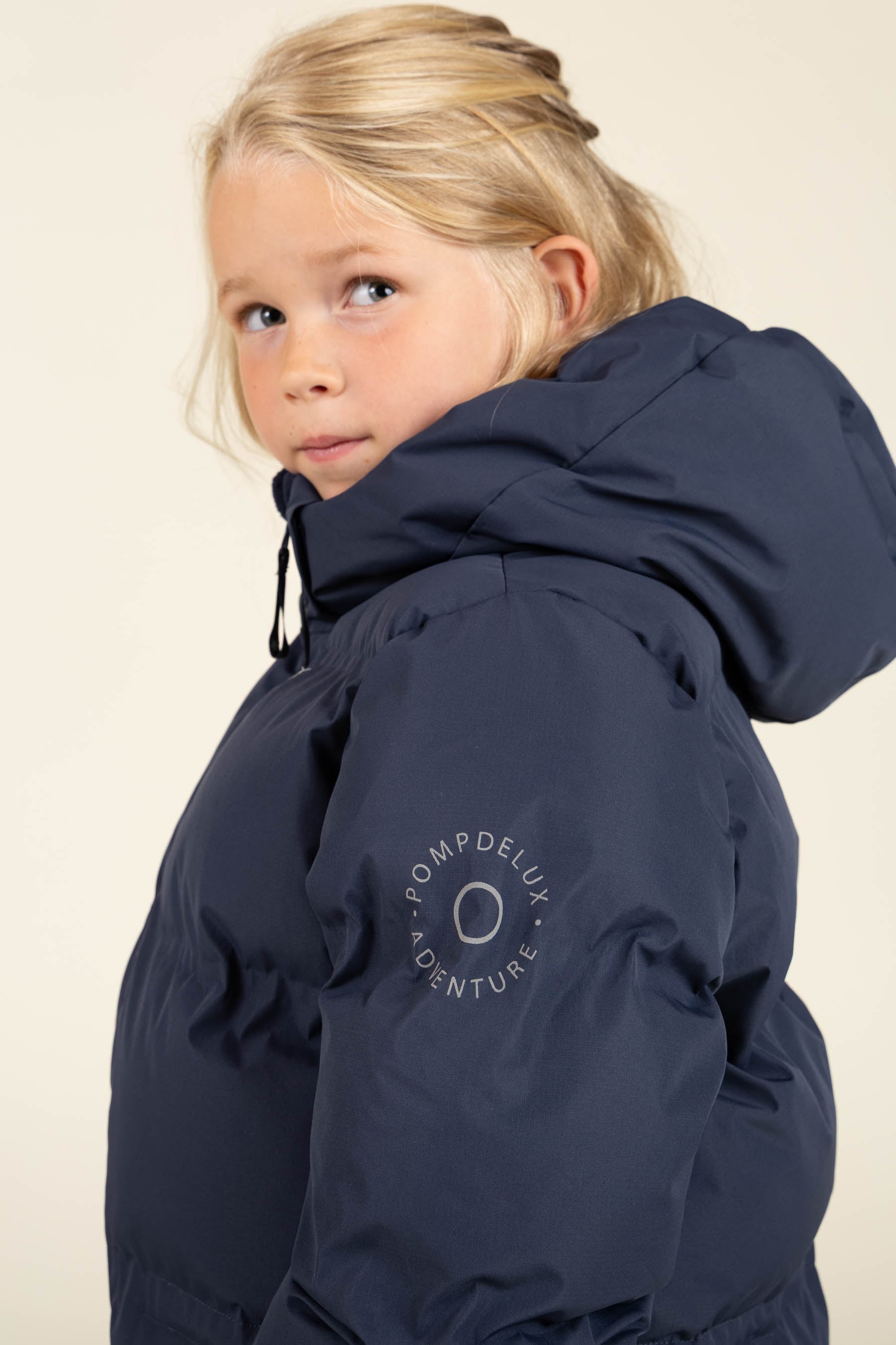 Vinterjakke med snøre - Tween - Navy | 100539 Elenor