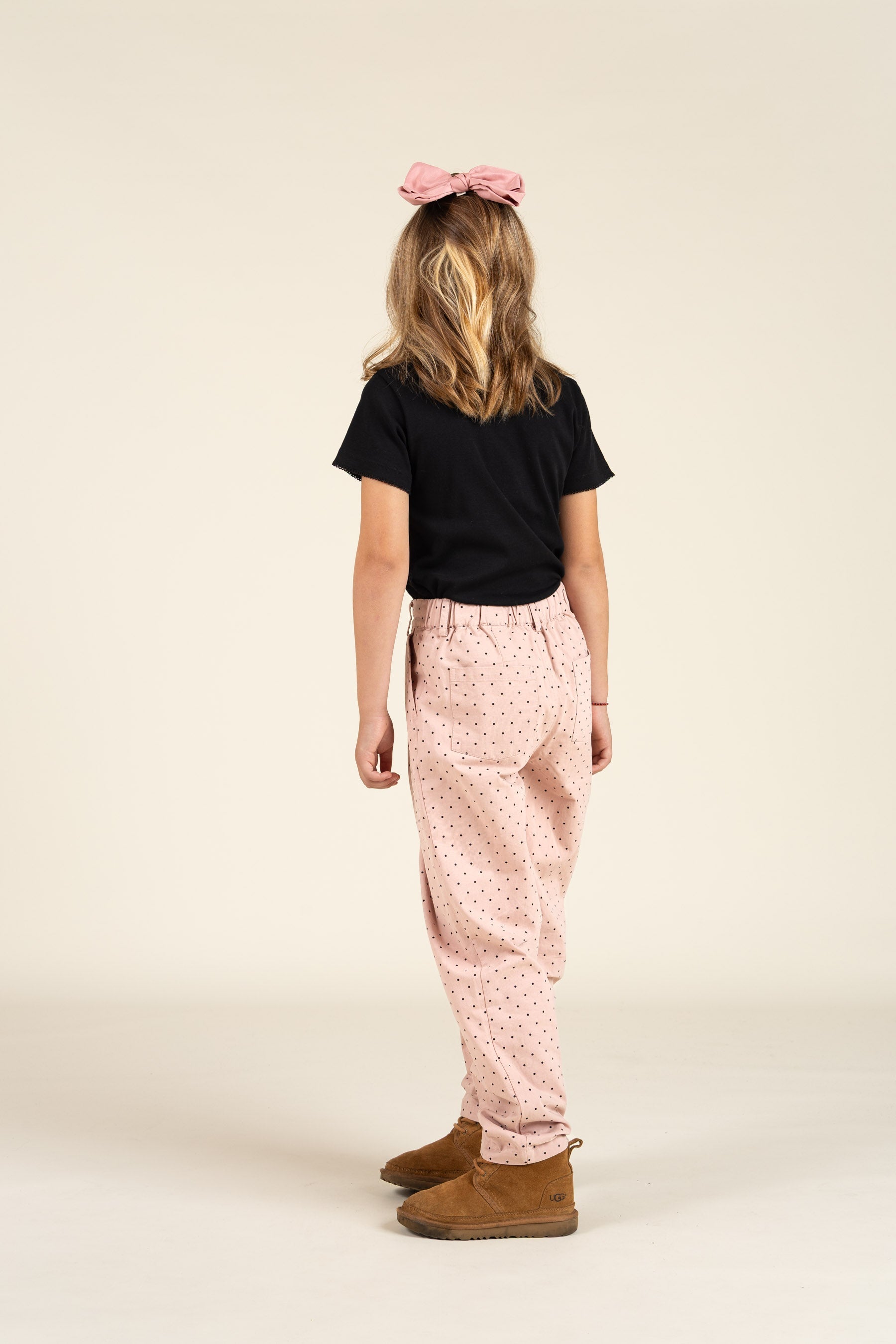 Twill-Bukser med prikker - Tween - Rose | 100613 Iris