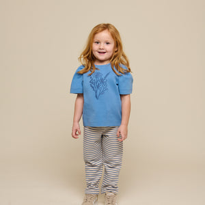 Stribede jersey bukser - Kids - Blue | 101001 Emmie