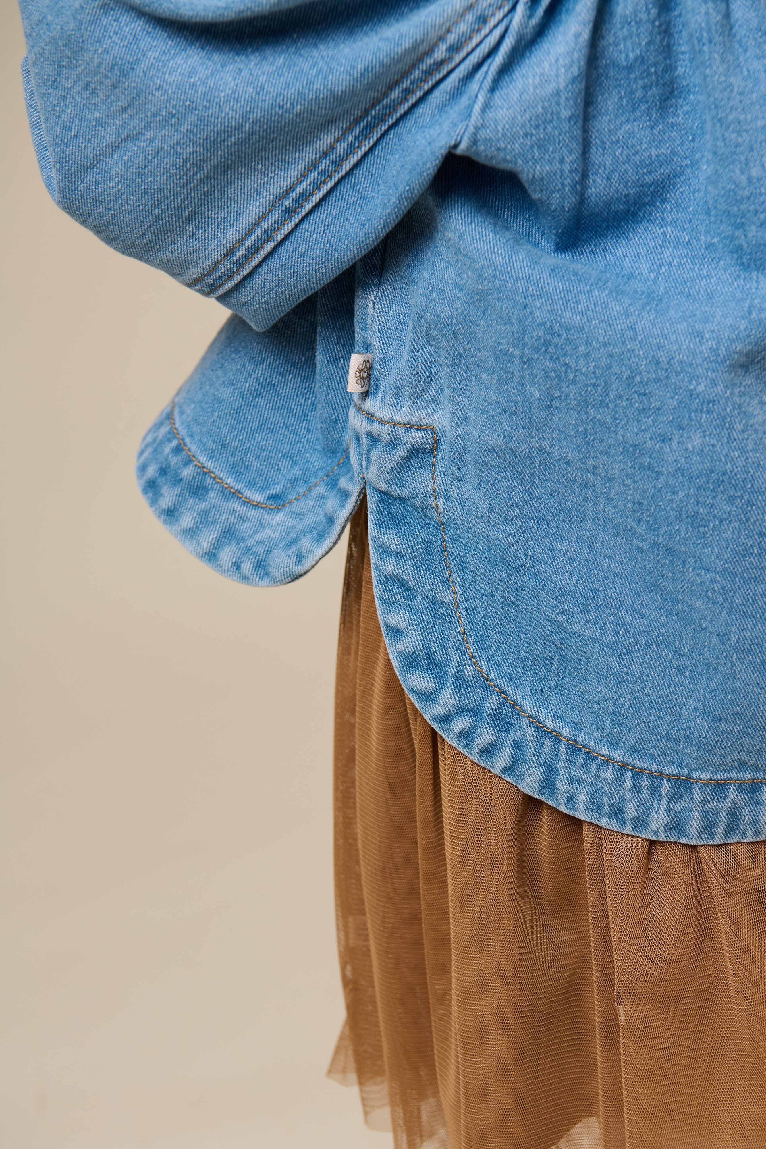 Denimjakke - Kids - Light Blue Denim | 101014 Vera