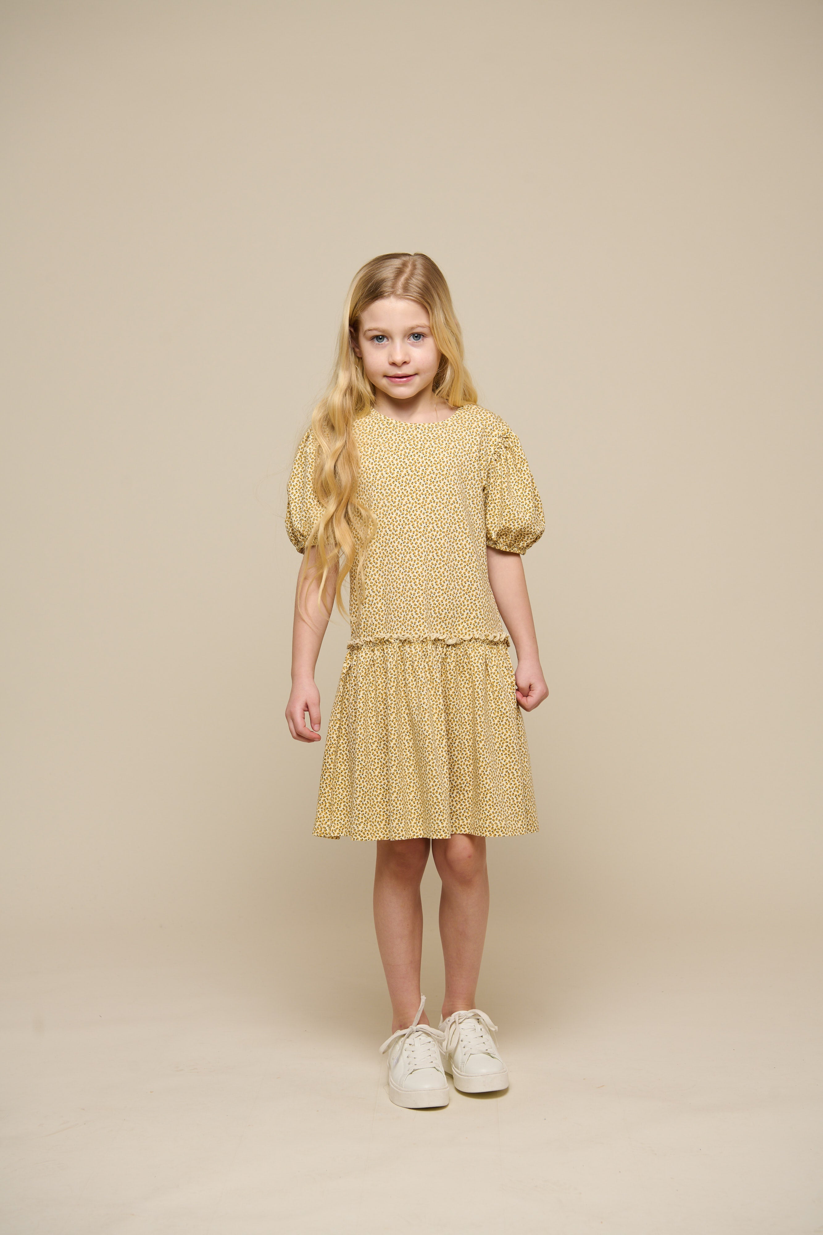 Jerseykjole - Tween - Yellow | 101224 Lea