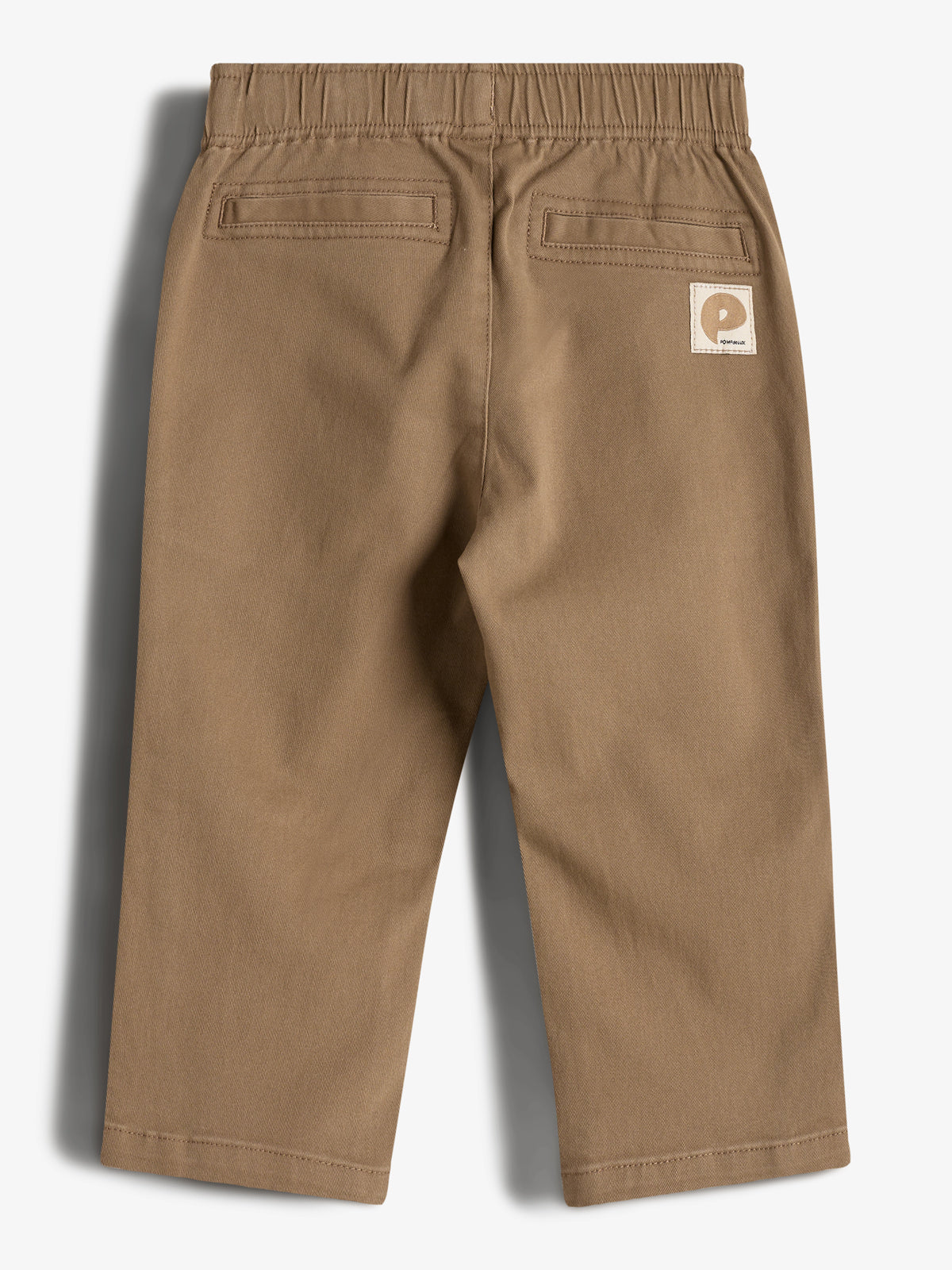 Relaxed pull-on-chinos - Little - Walnut