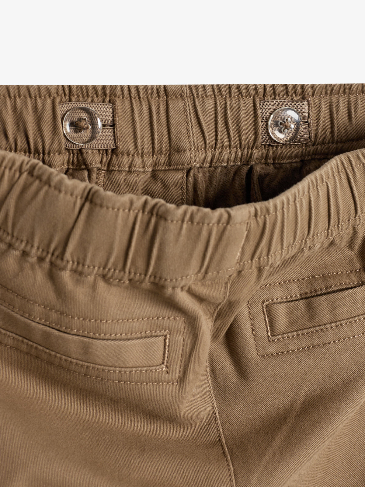 Relaxed pull-on-chinos - Little - Walnut