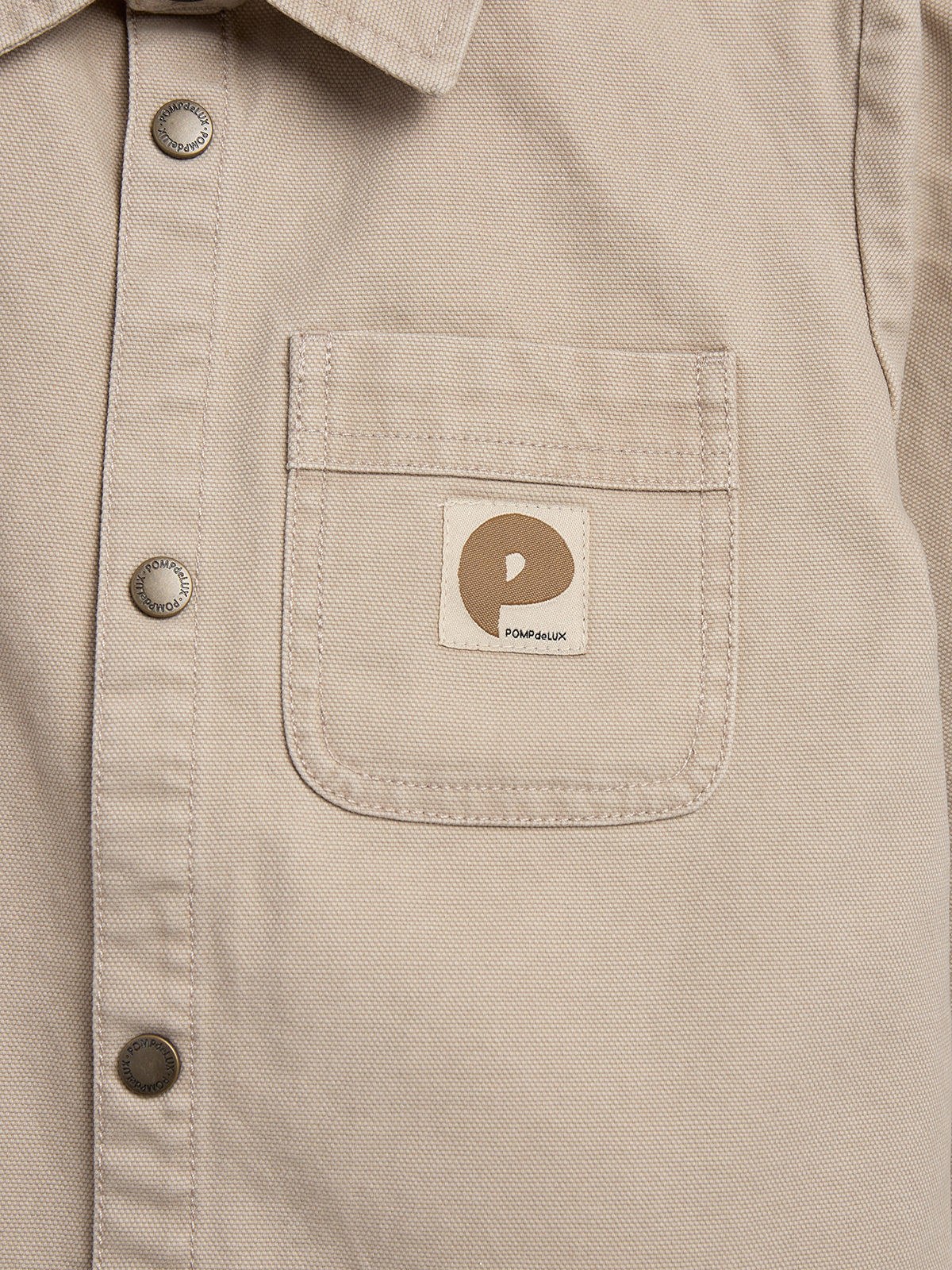 Canvas Overshirt  - Tween - Greige | 100344 Dereck