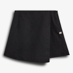 Silkeblød Tencel Nederdel - Tween - Sort | 100130 Asta