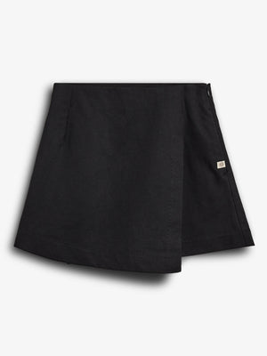 Silkeblød Tencel Nederdel - Tween - Sort | 100130 Asta