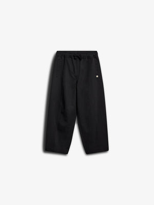 Barrel-leg bukser i Tencel - Tween - Black | 100133 Asta